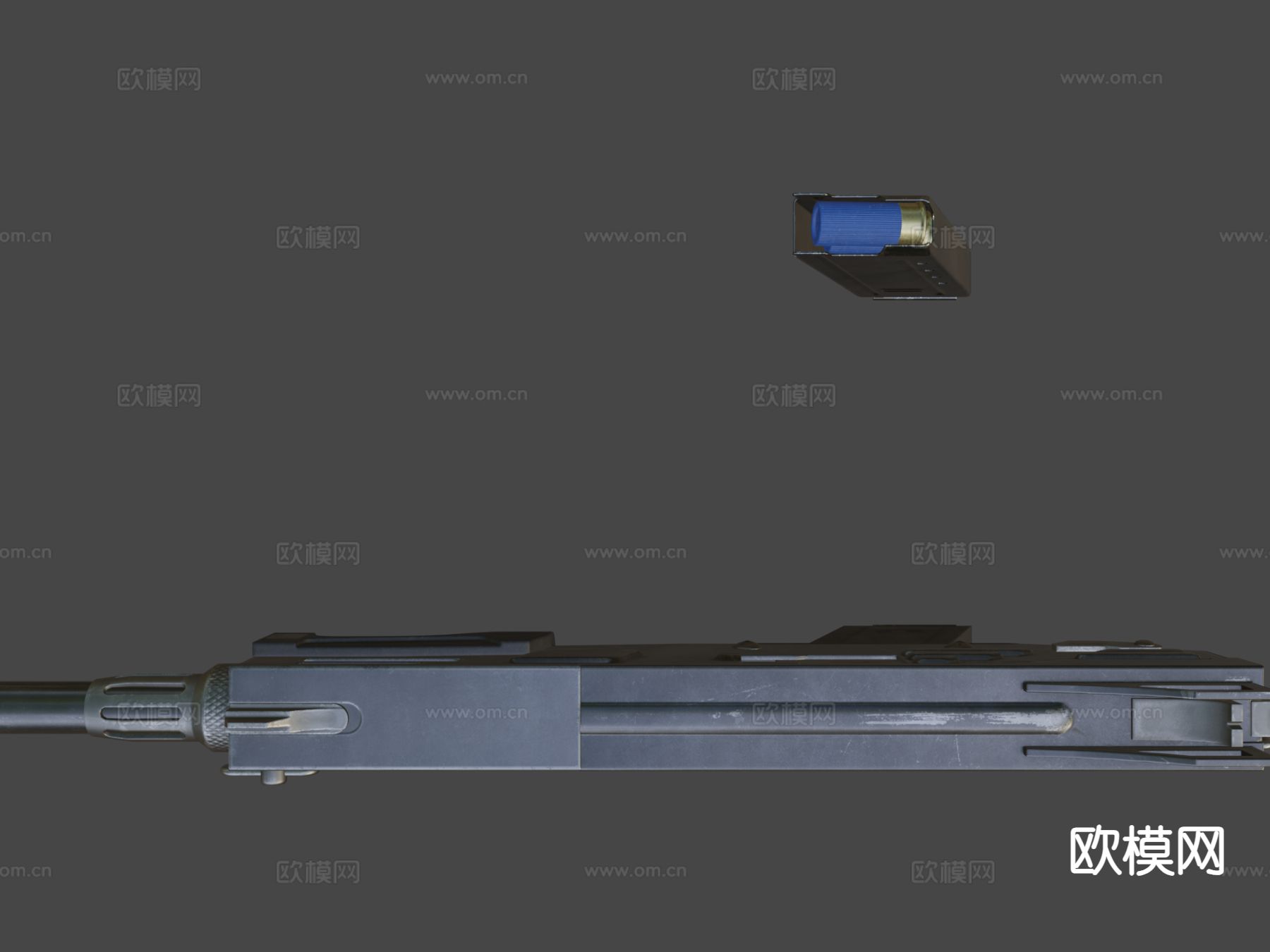 霰弹枪 枪支 枪械su模型