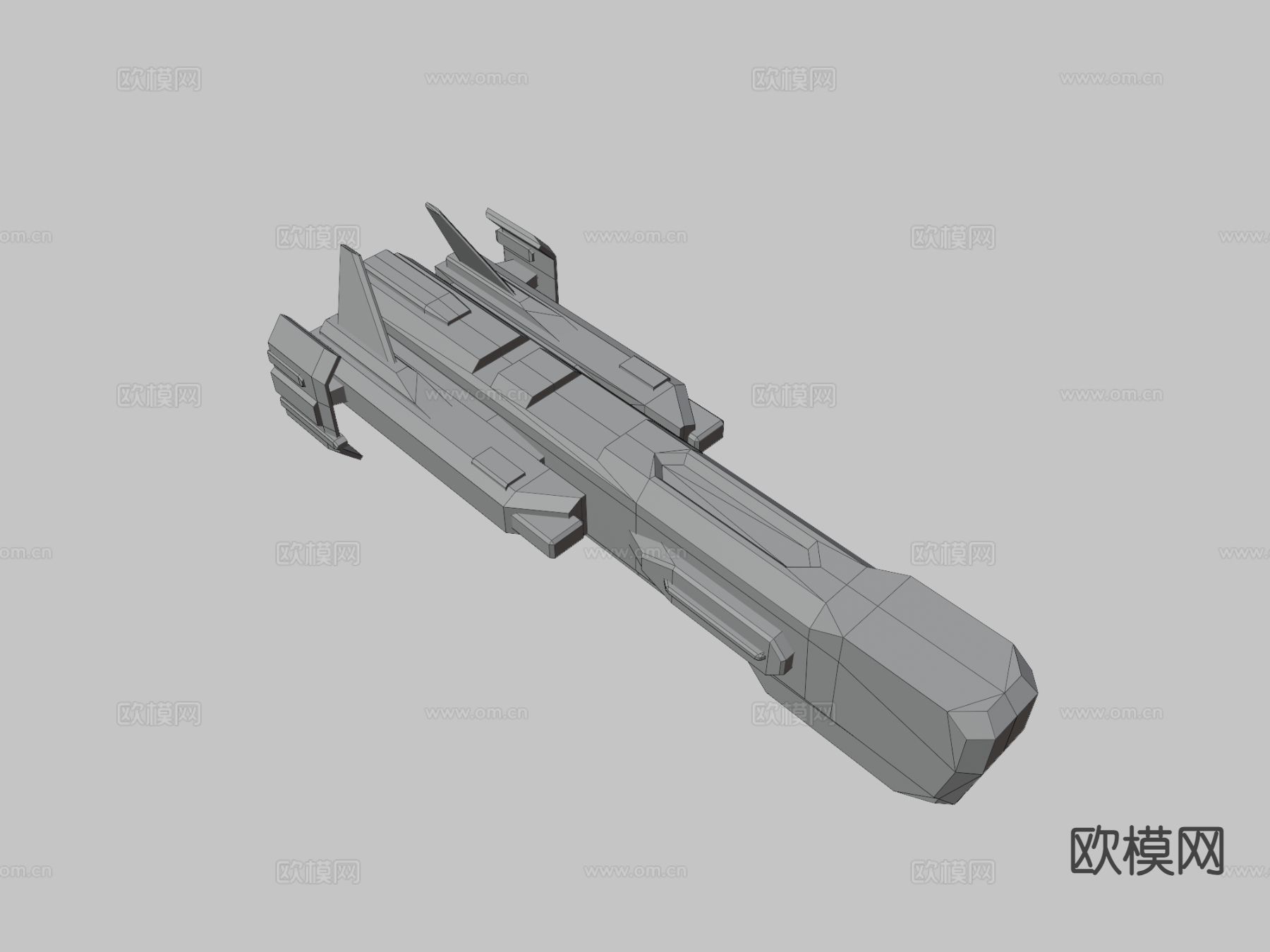 科幻飞行器 战列舰 宇宙飞船su模型