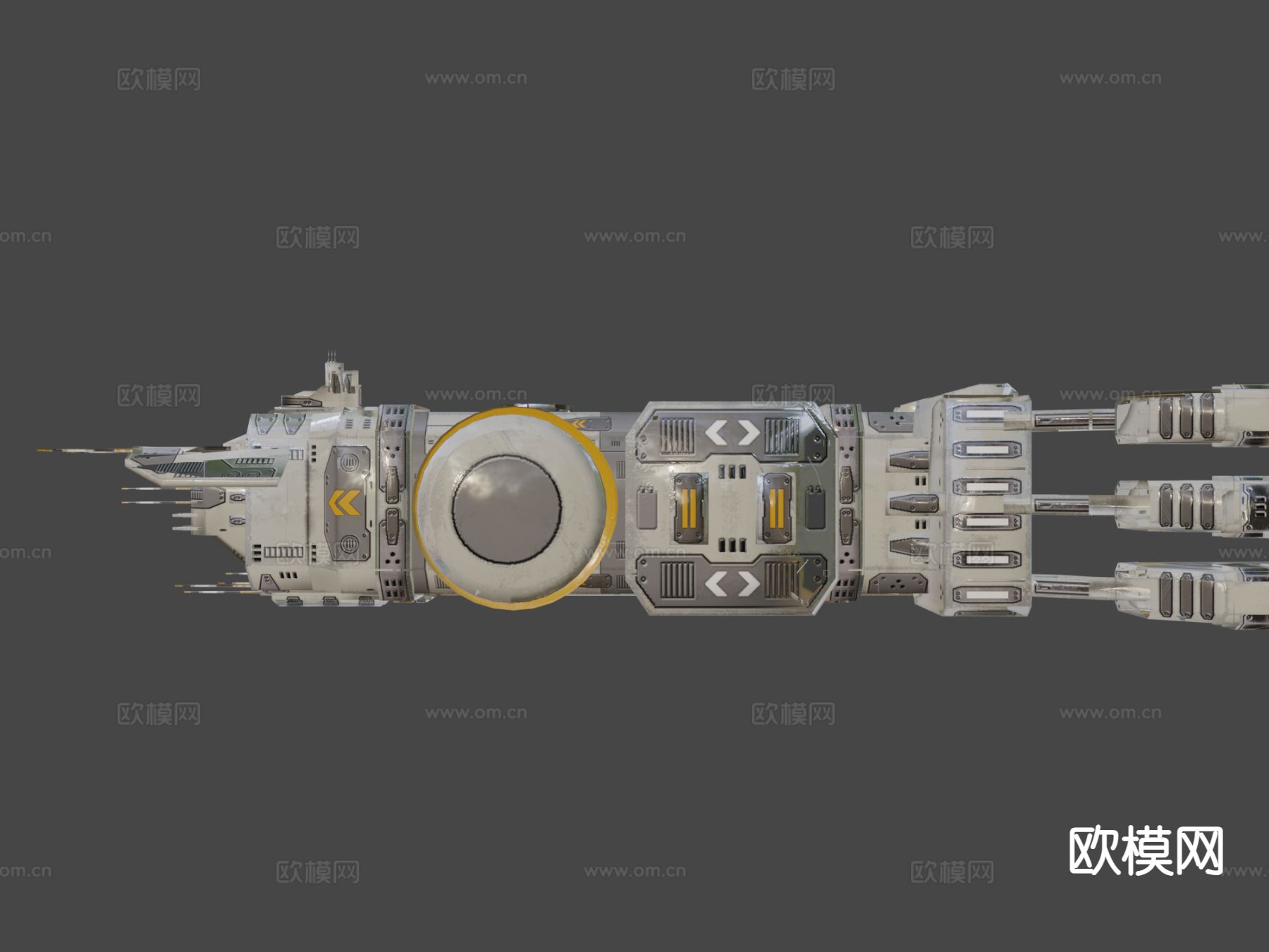 货物运输船 船舰su模型下载（渲染图5）