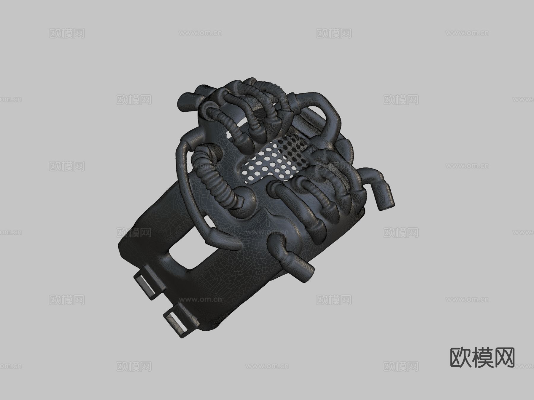 蝙蝠侠 隔离面具su模型