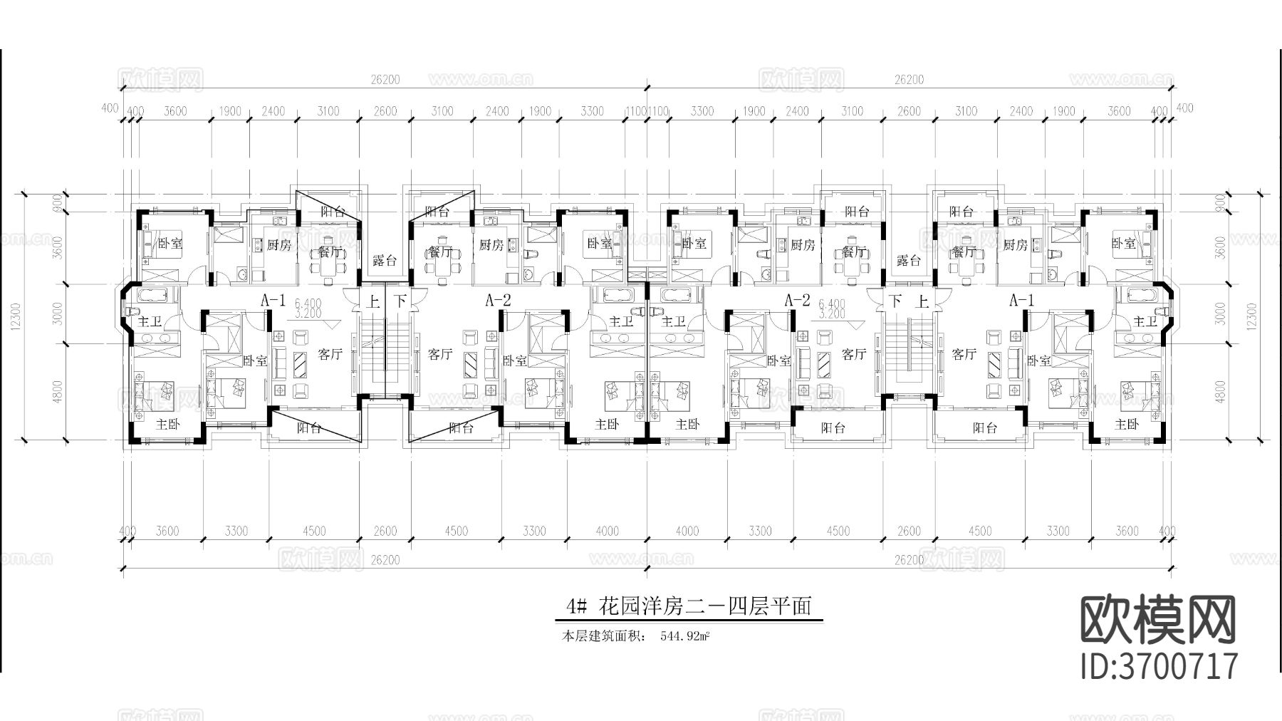 高层建筑 联排建筑 别墅建筑 小区建筑cad施工图