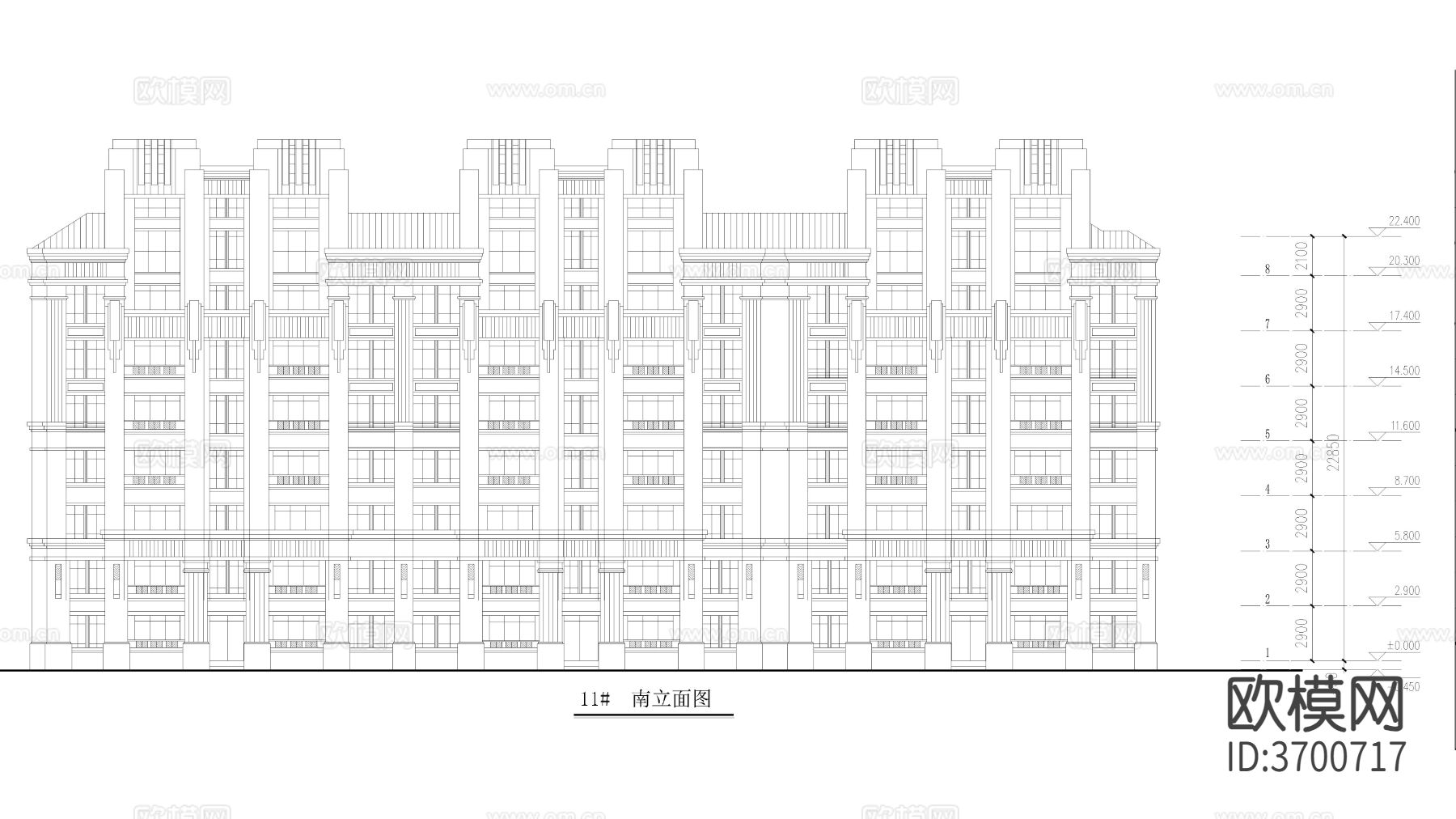 高层建筑 联排建筑 别墅建筑 小区建筑cad施工图