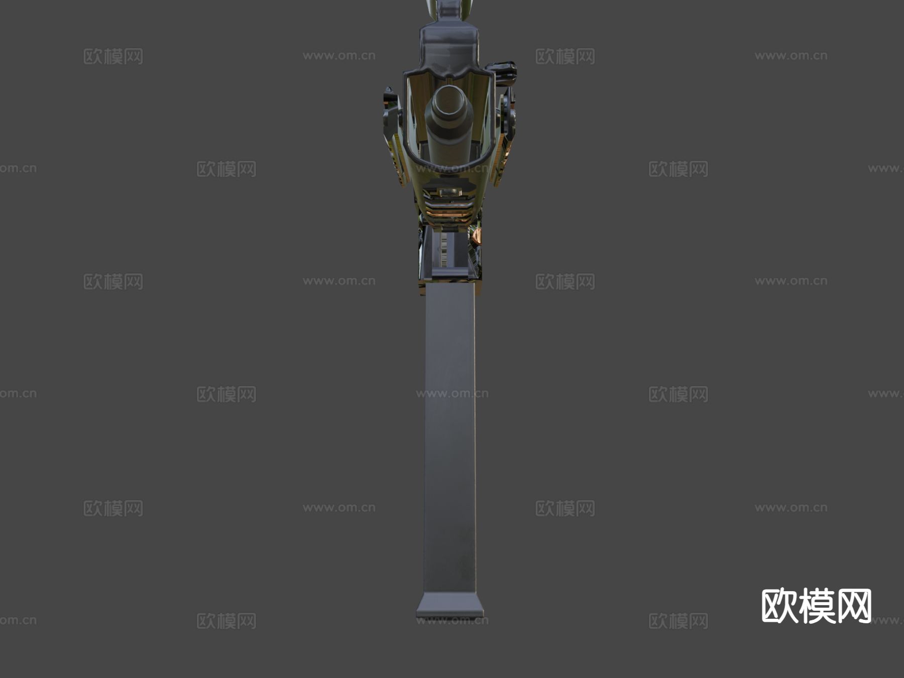 冲锋枪 枪支su模型下载（渲染图4）