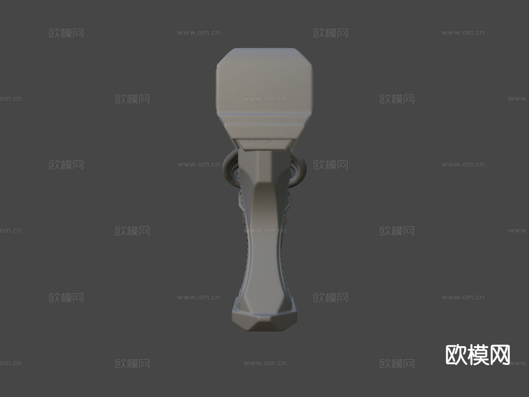 高轨道炮su模型下载（渲染图8）