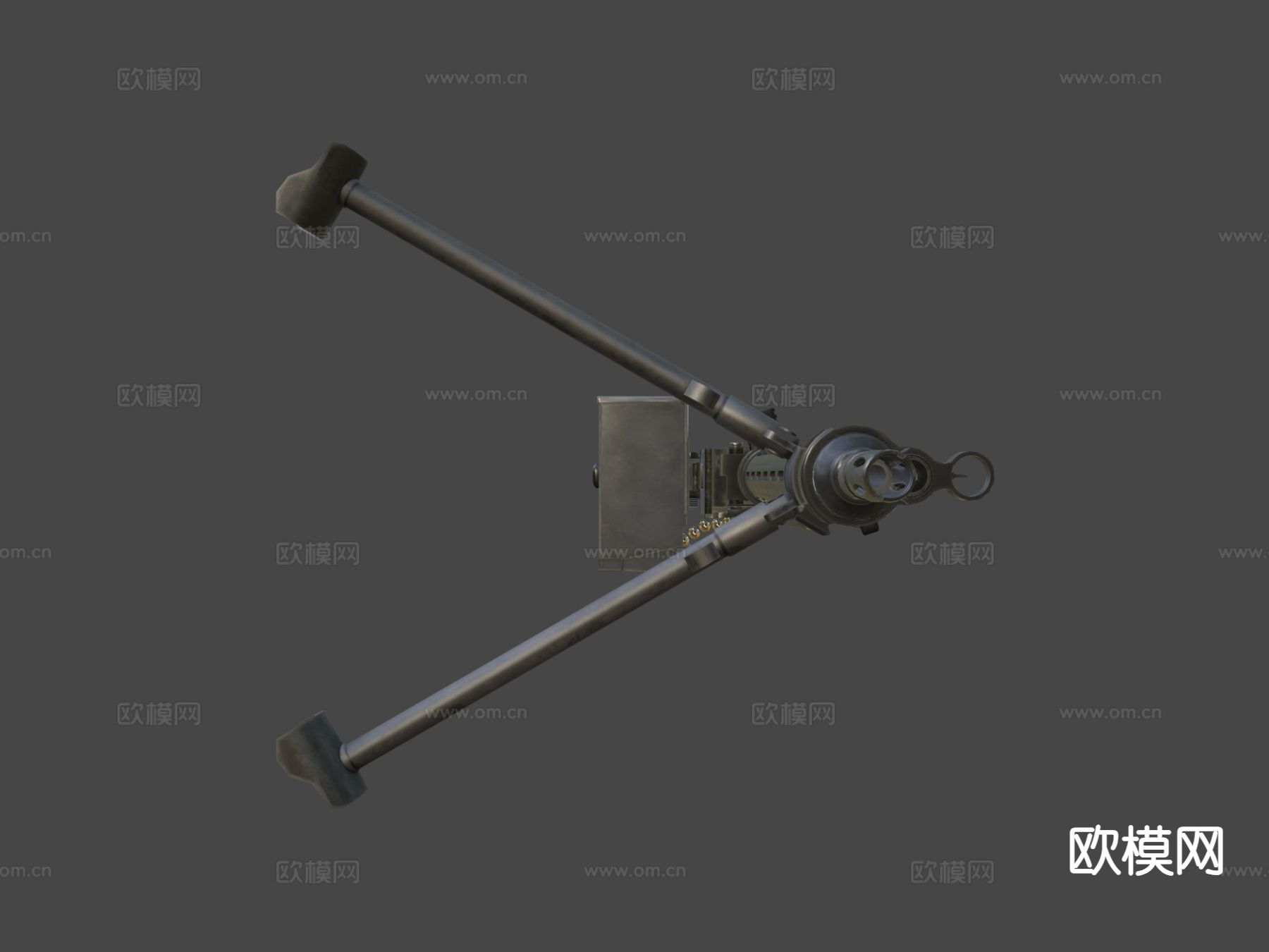 HK23e轻机枪 枪支 枪械su模型下载（渲染图8）