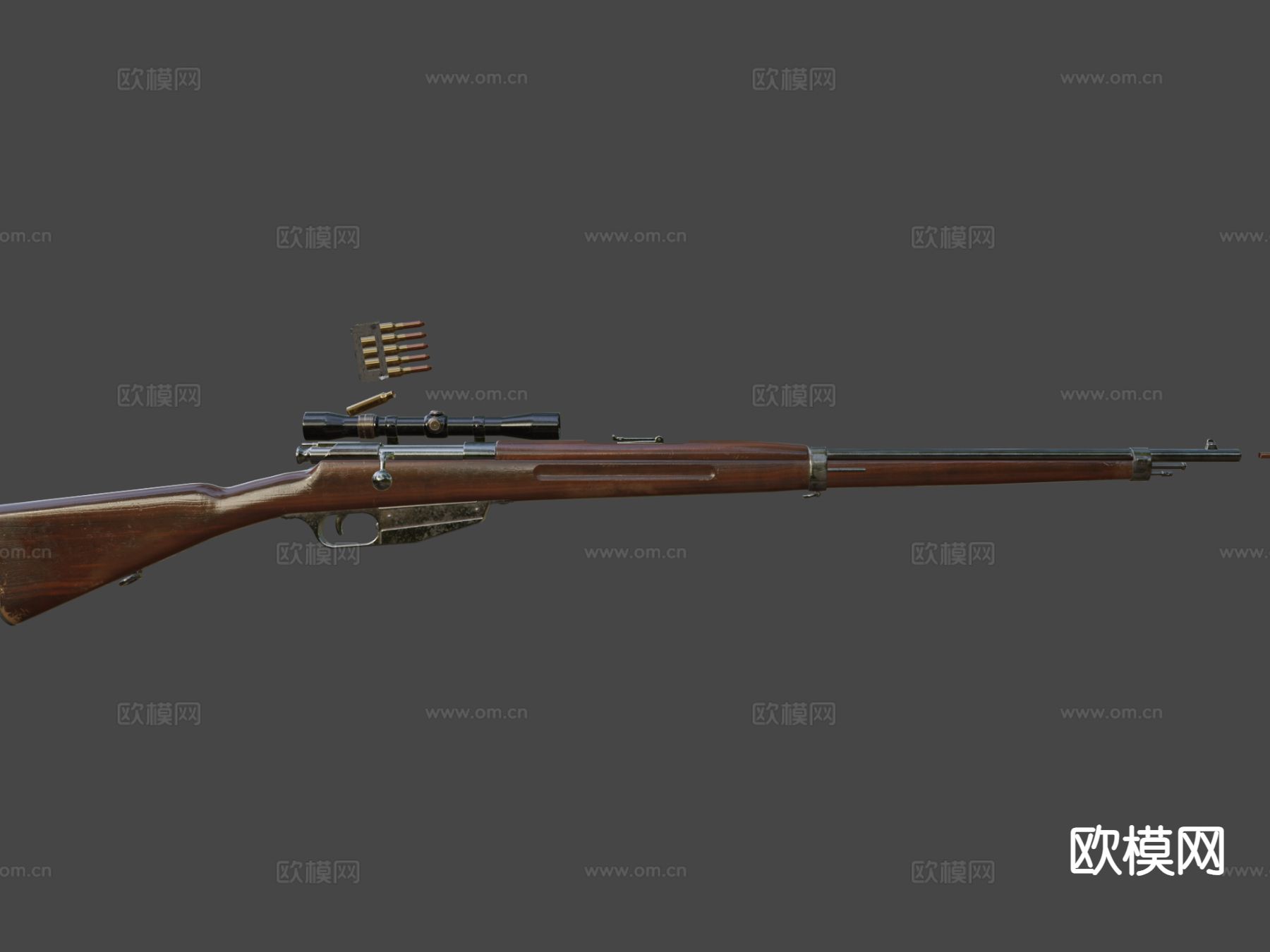 M1893栓动步枪su模型