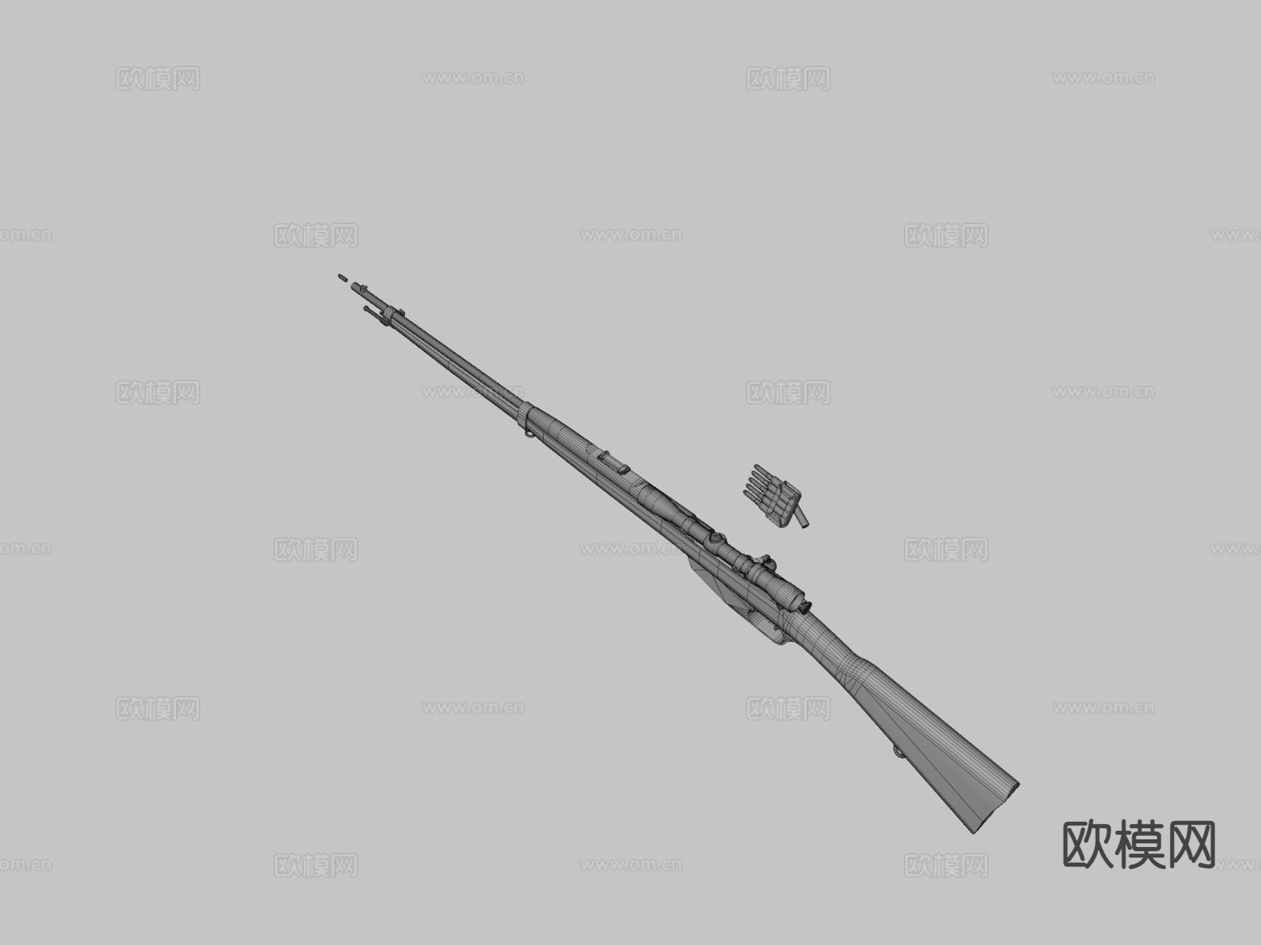 M1893栓动步枪su模型