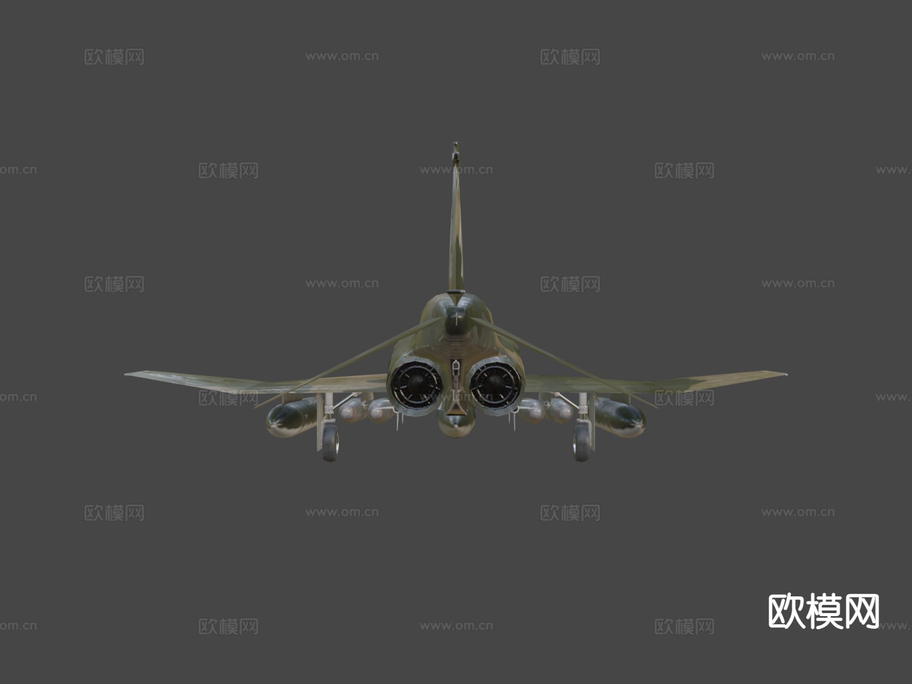 幻影战斗机su模型下载（渲染图5）