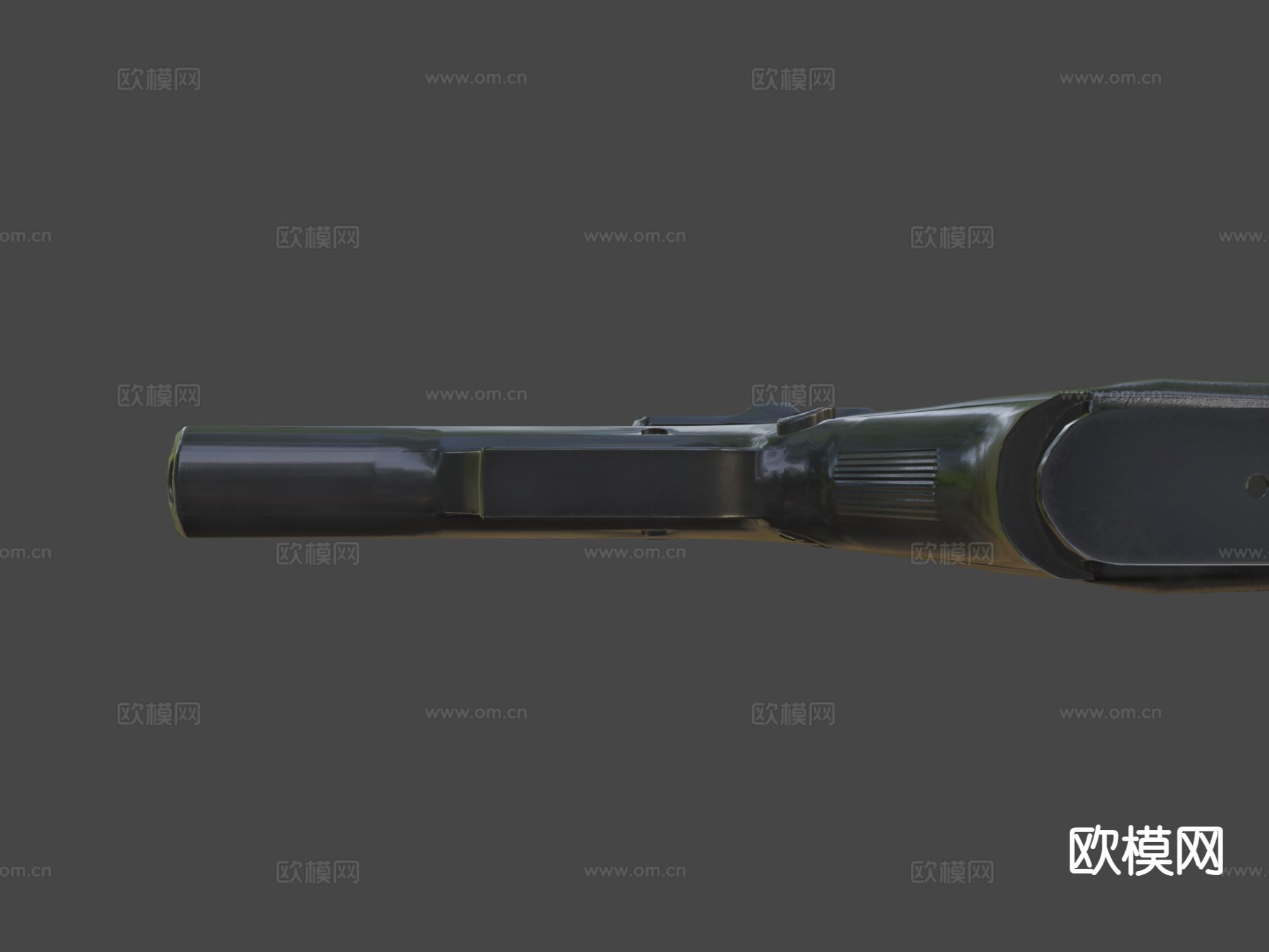 耶利哥手枪su模型下载（渲染图5）