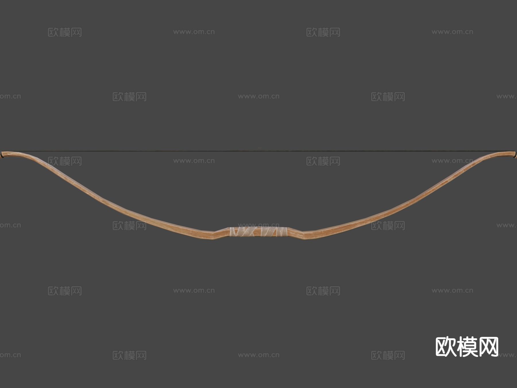 长弓和箭su模型下载（渲染图7）
