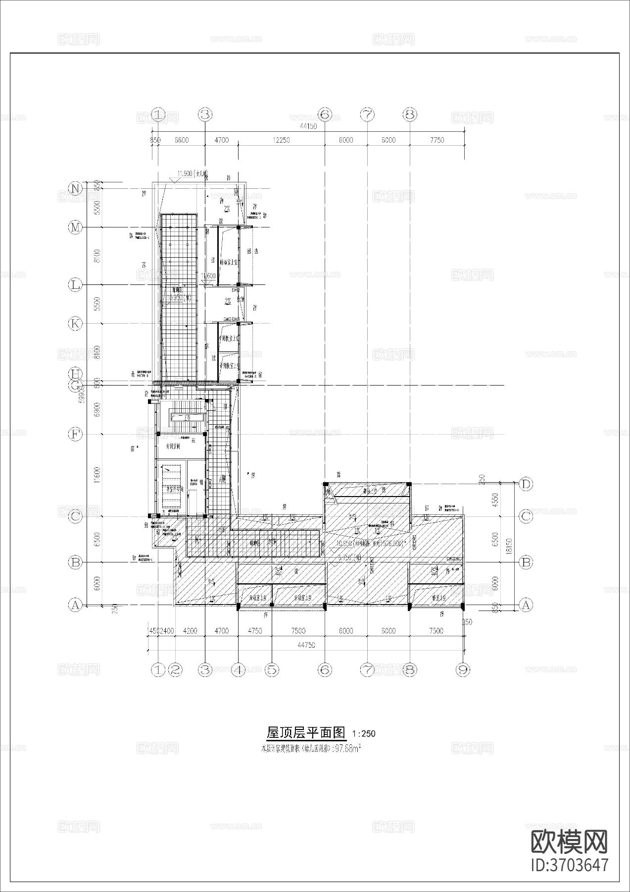 3层幼儿园CAD施工图