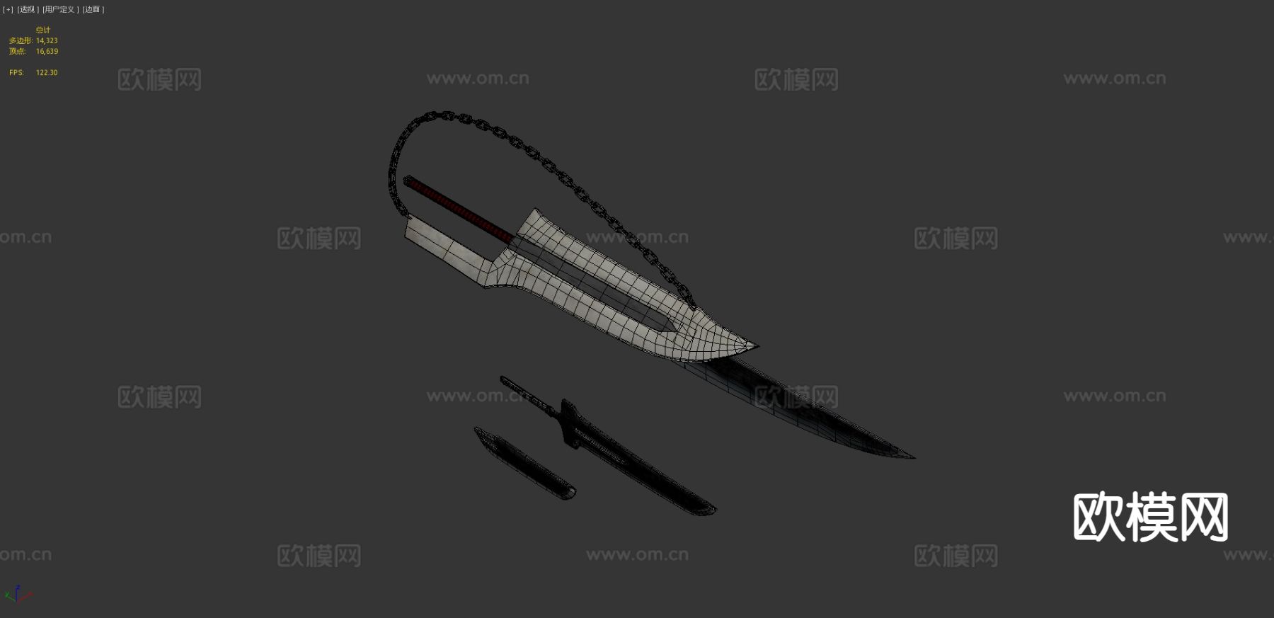 斩月su模型下载（渲染图4）