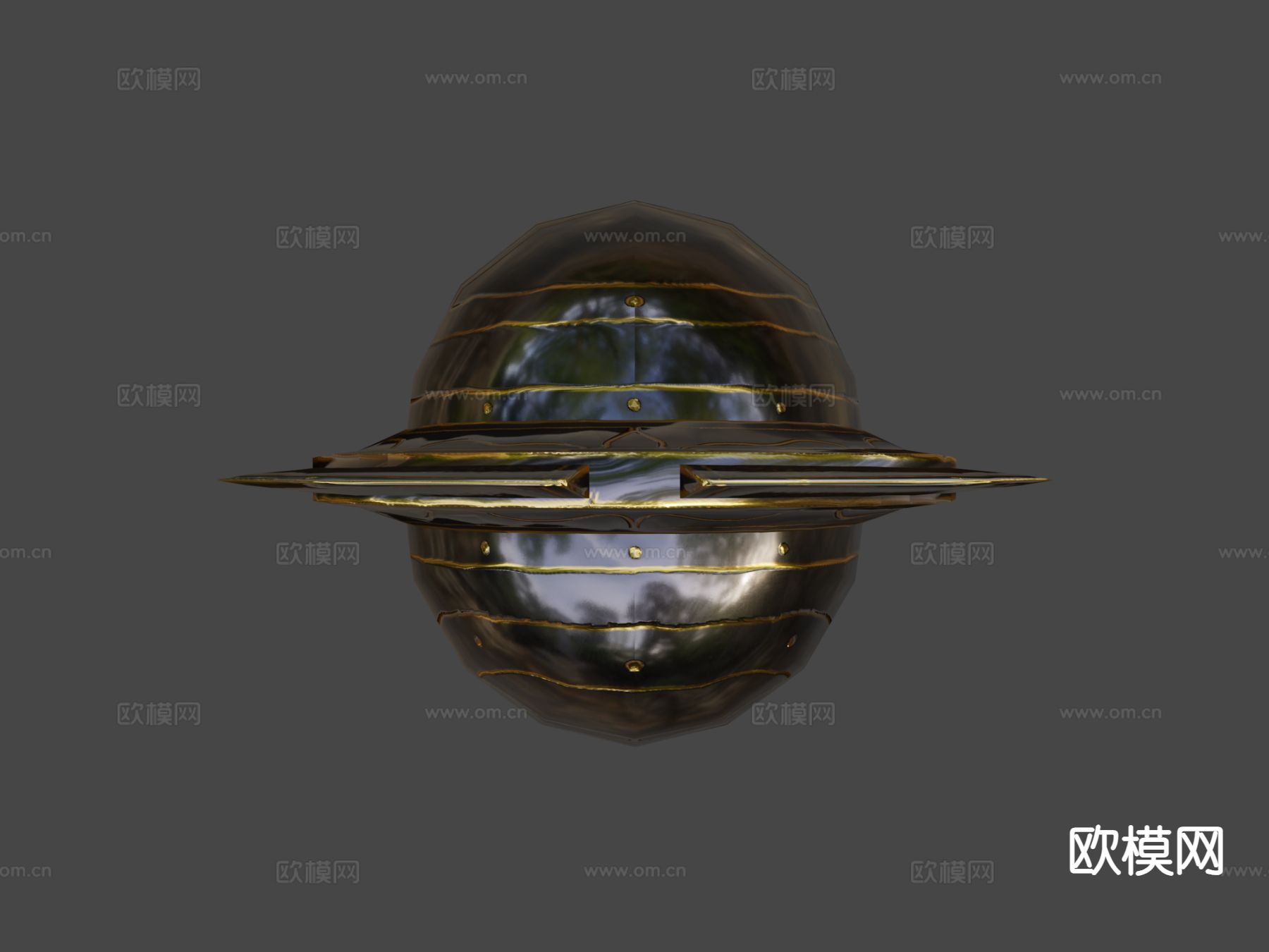 幻想人类头盔su模型下载（渲染图5）