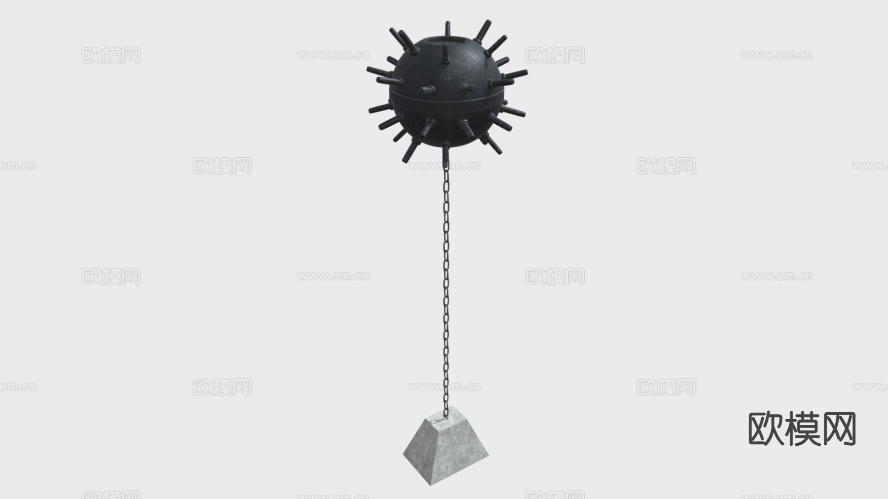 海军水雷su模型下载（渲染图2）