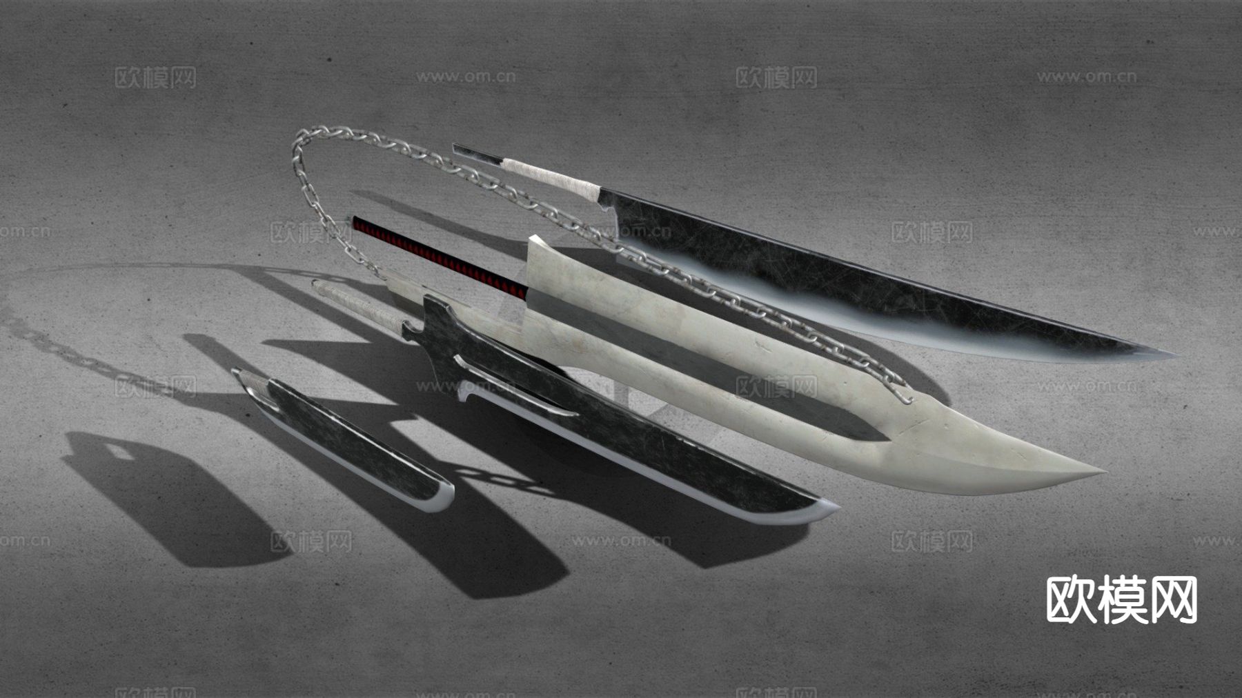 斩月su模型下载（渲染图3）