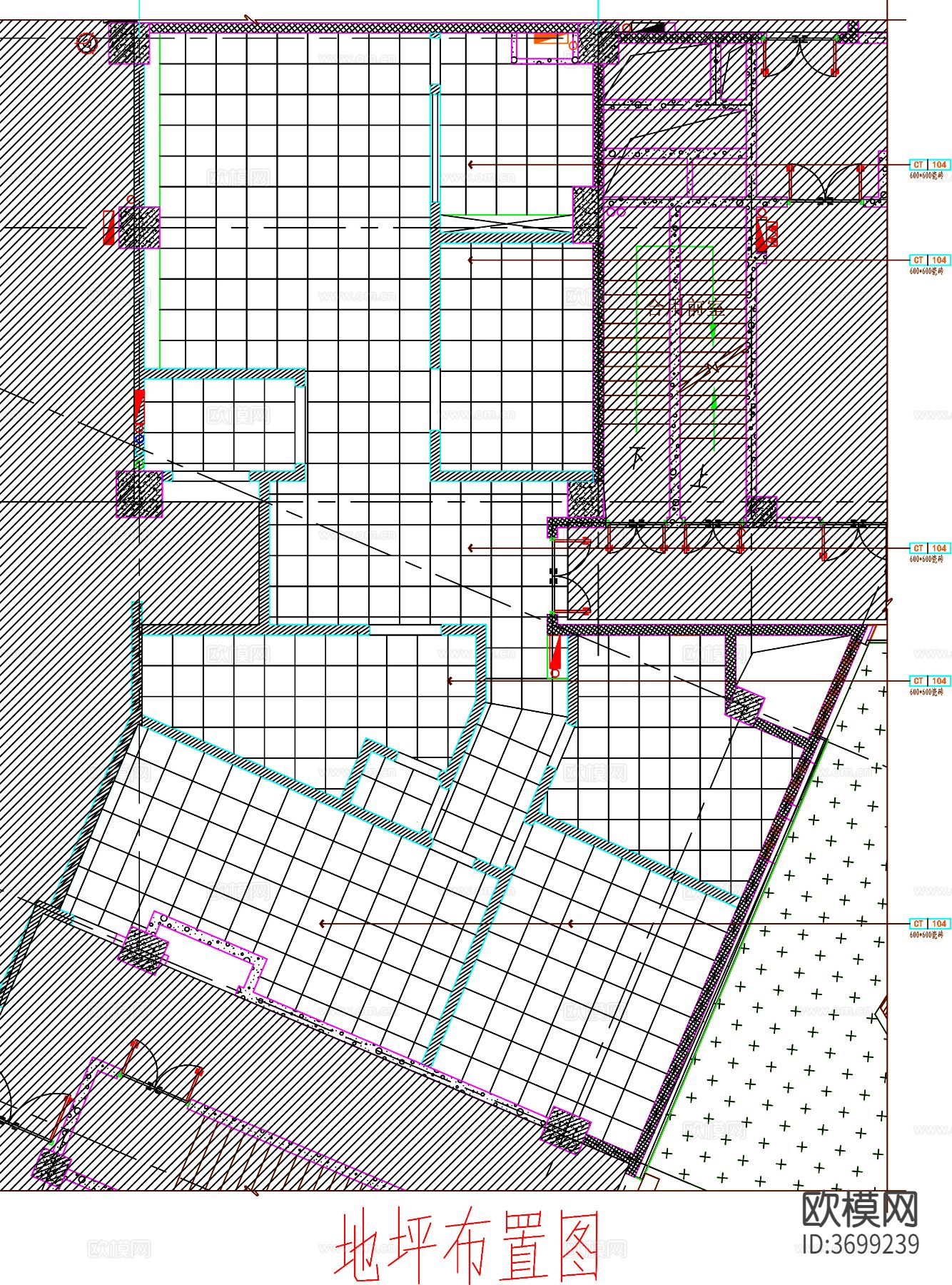 酒店厨房 餐饮厨房 餐厅厨房 厨房平面图 厨房布置图cad施工图