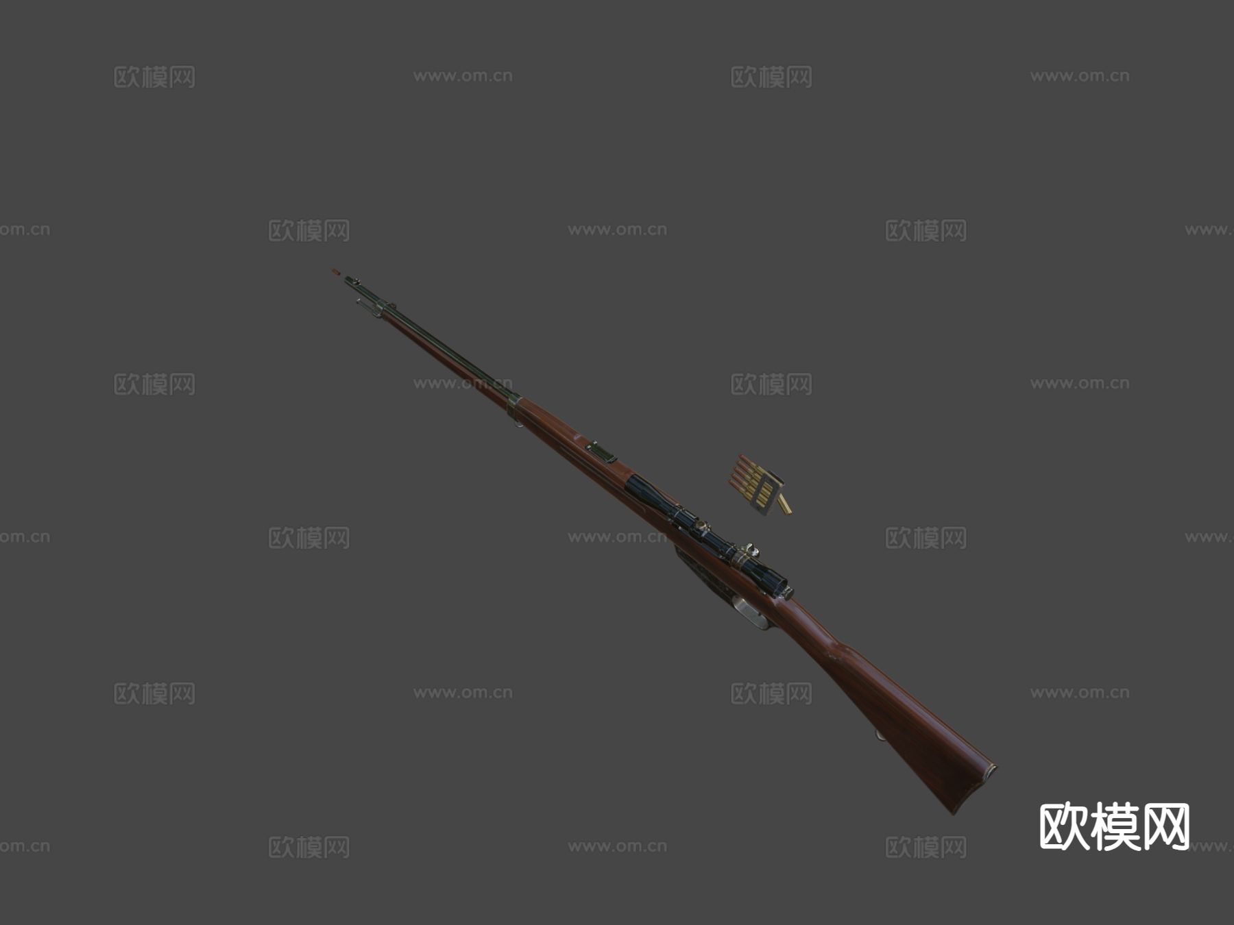 M1893栓动步枪su模型