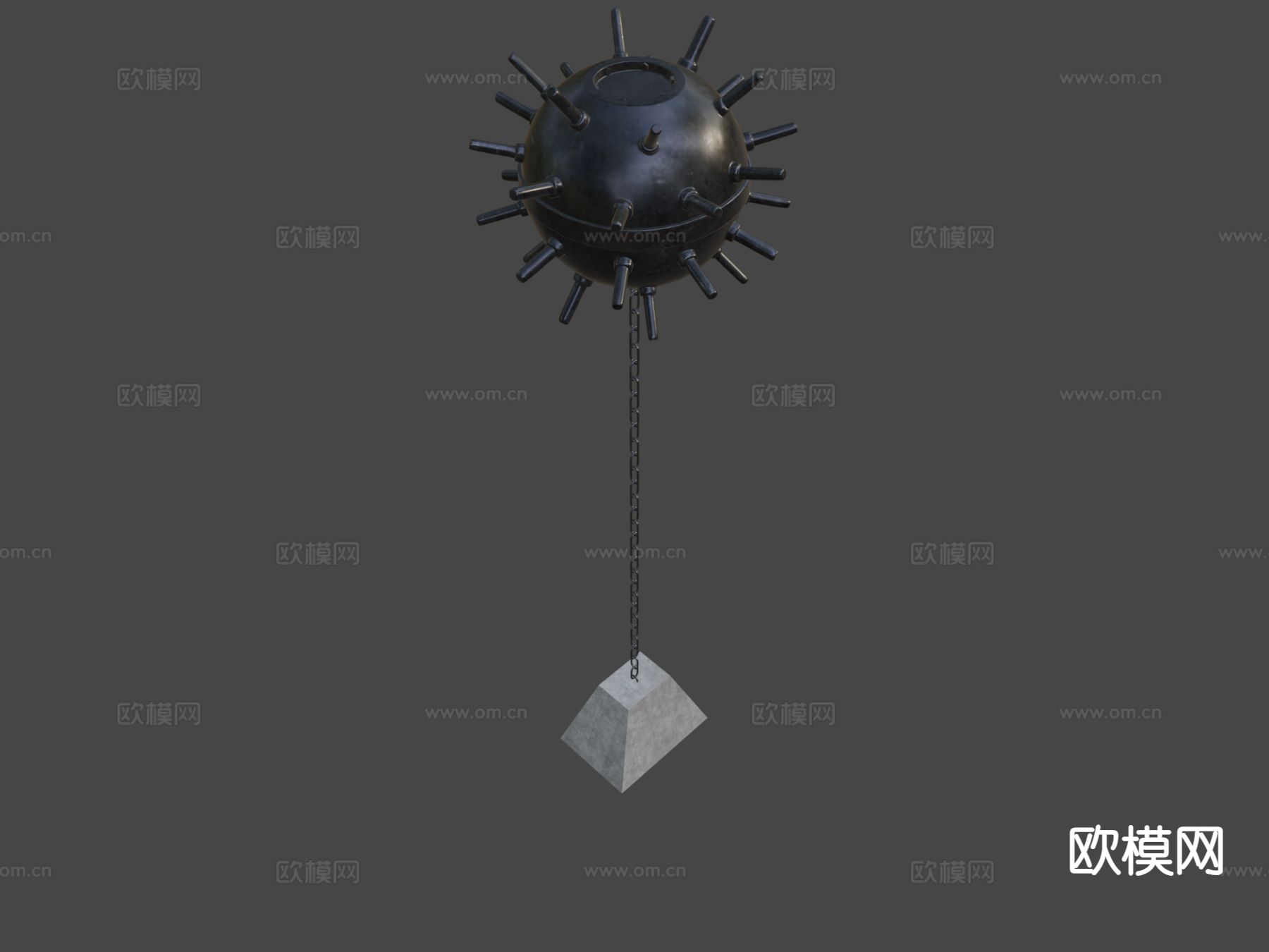海军水雷su模型下载（渲染图5）