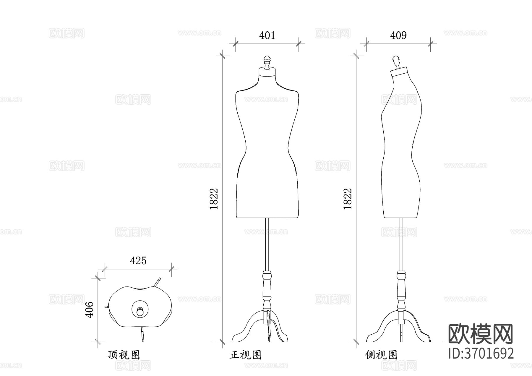 礼服馆礼服设计 礼服馆礼服风格 礼服馆礼服材质 礼服馆礼服尺cad大样图