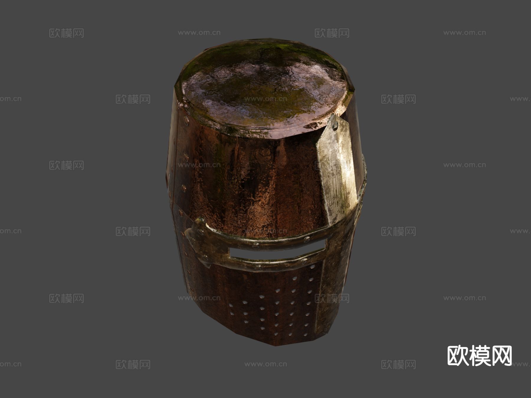 十字军头盔su模型下载（渲染图4）