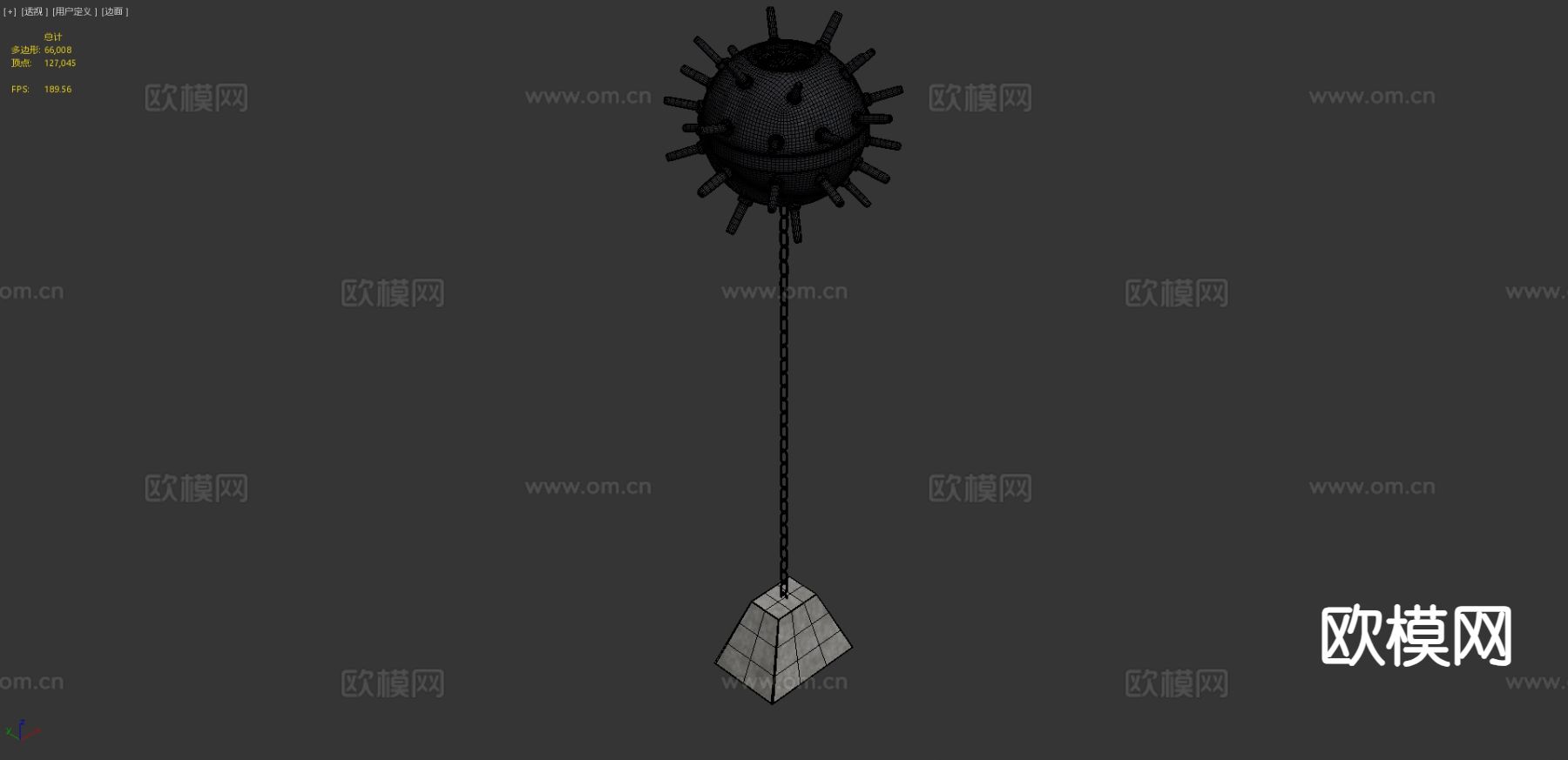 海军水雷su模型下载（渲染图3）