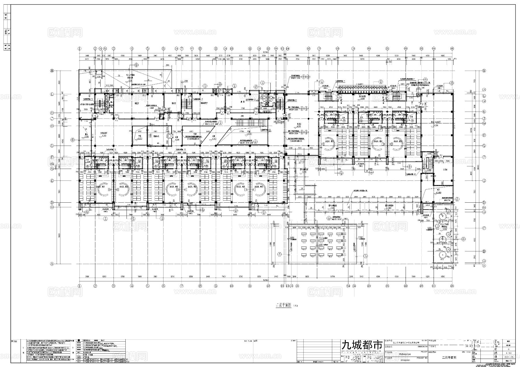 3层幼儿园cad施工图