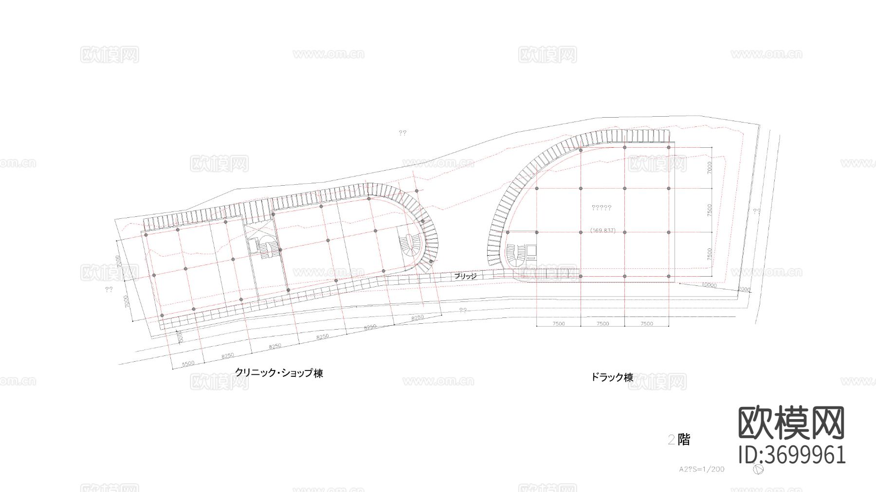 建筑立面cad施工图