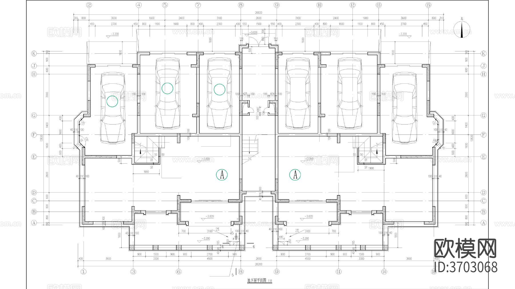 高层建筑 联排建筑CAD施工图