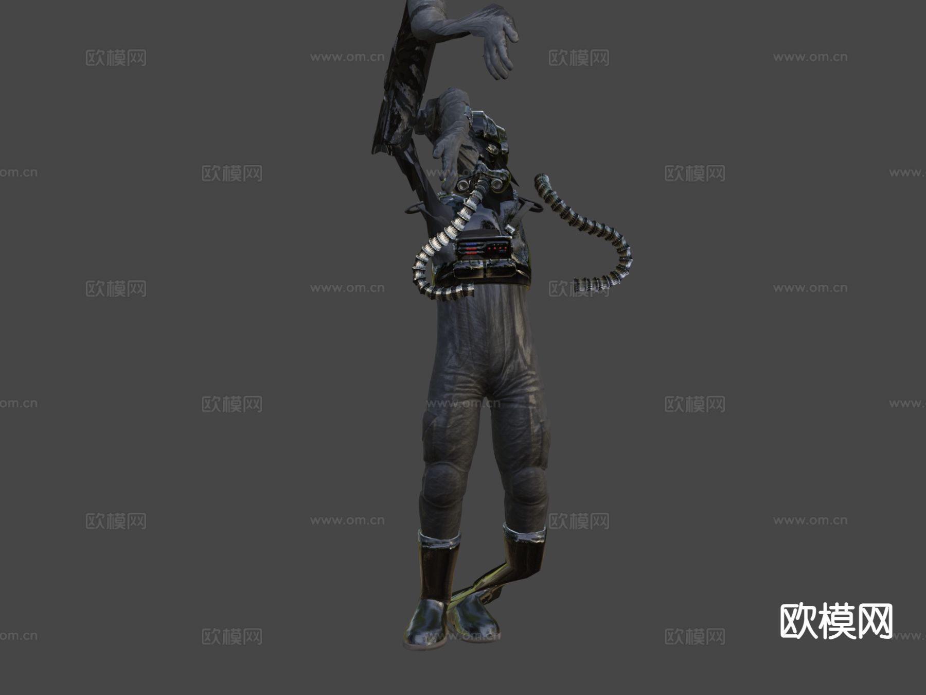 帝国V翼飞行员su模型下载（渲染图6）