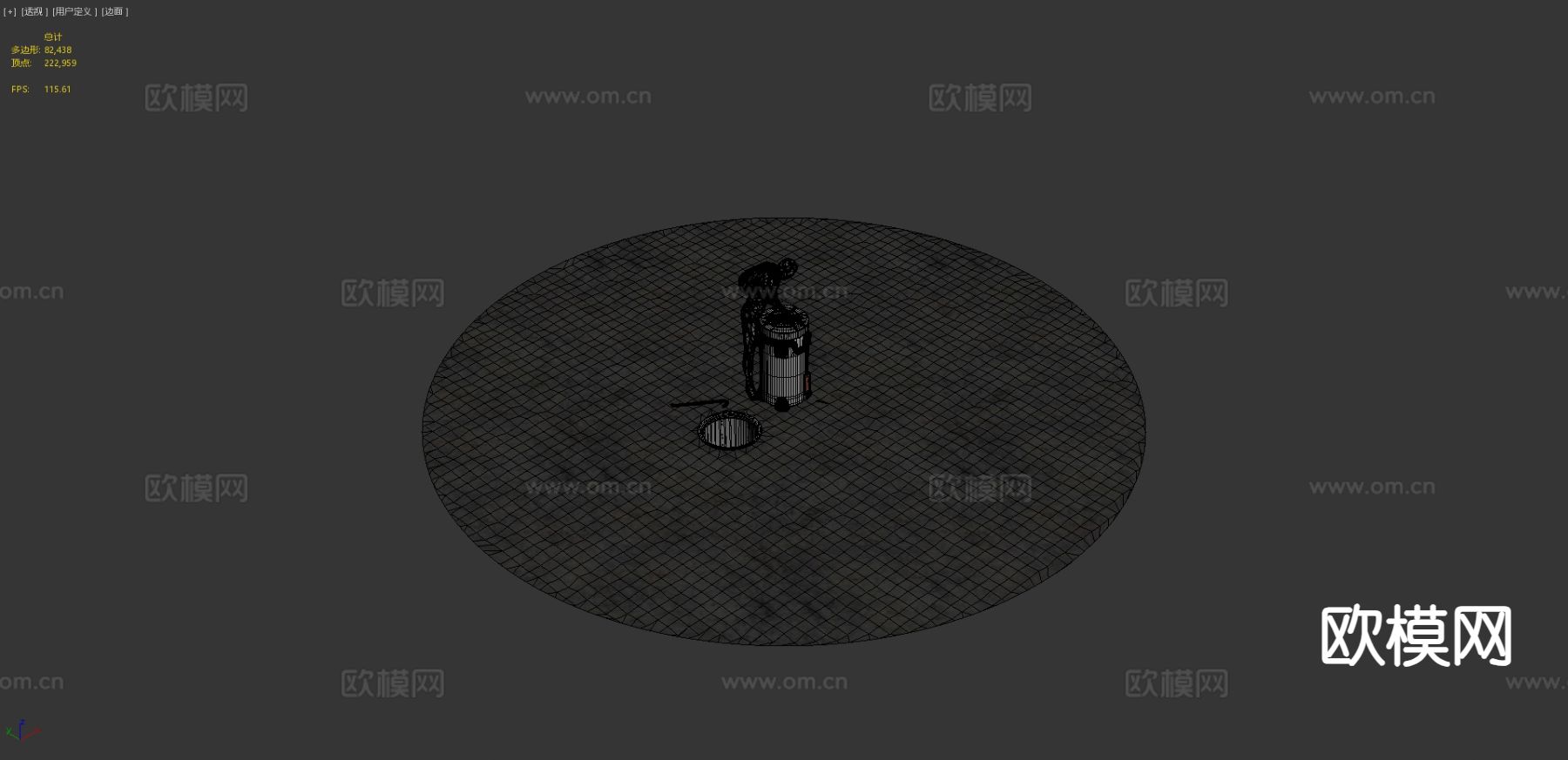 星际公民工作流程su模型下载（渲染图2）