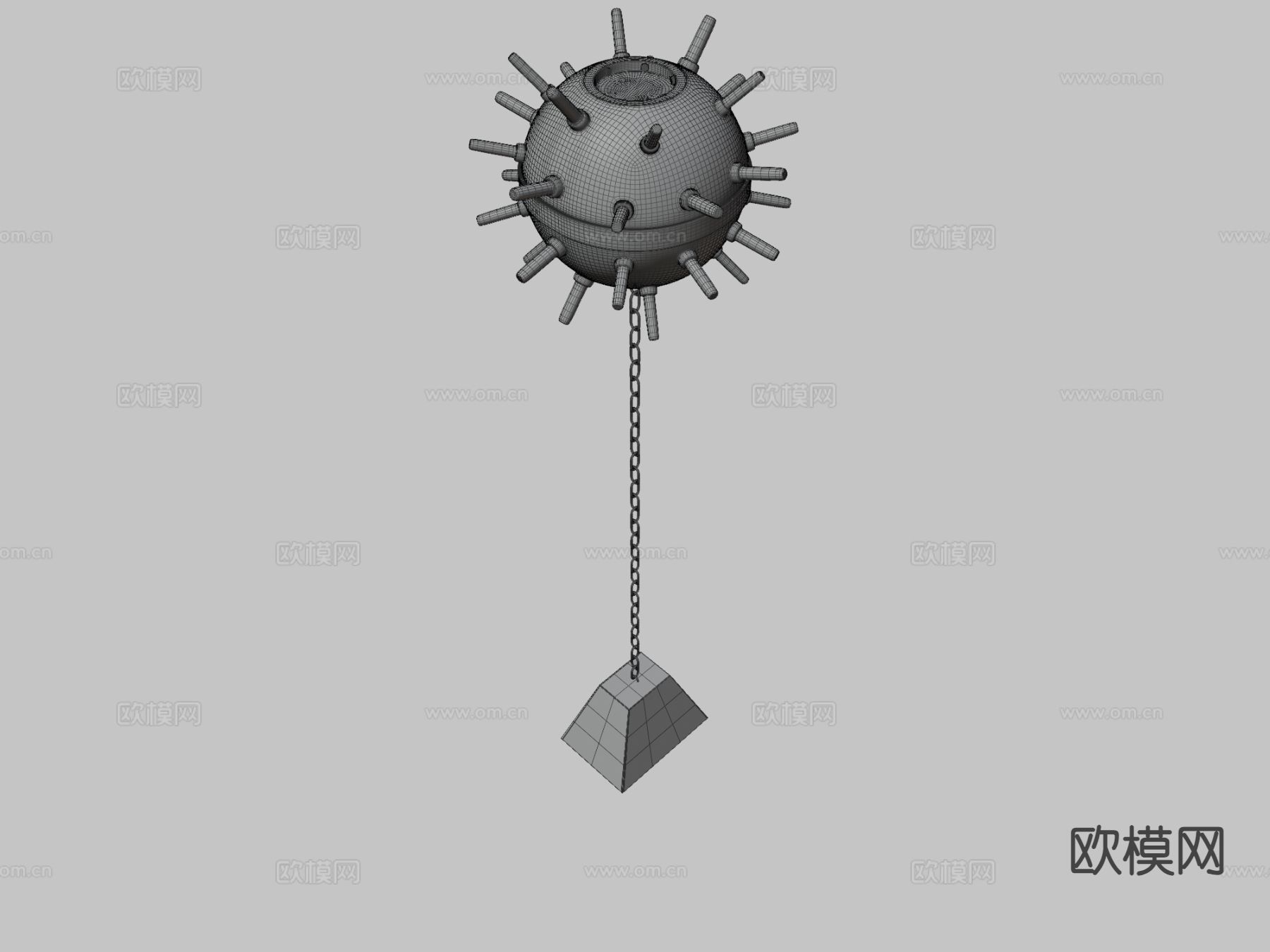 海军水雷su模型下载（渲染图4）