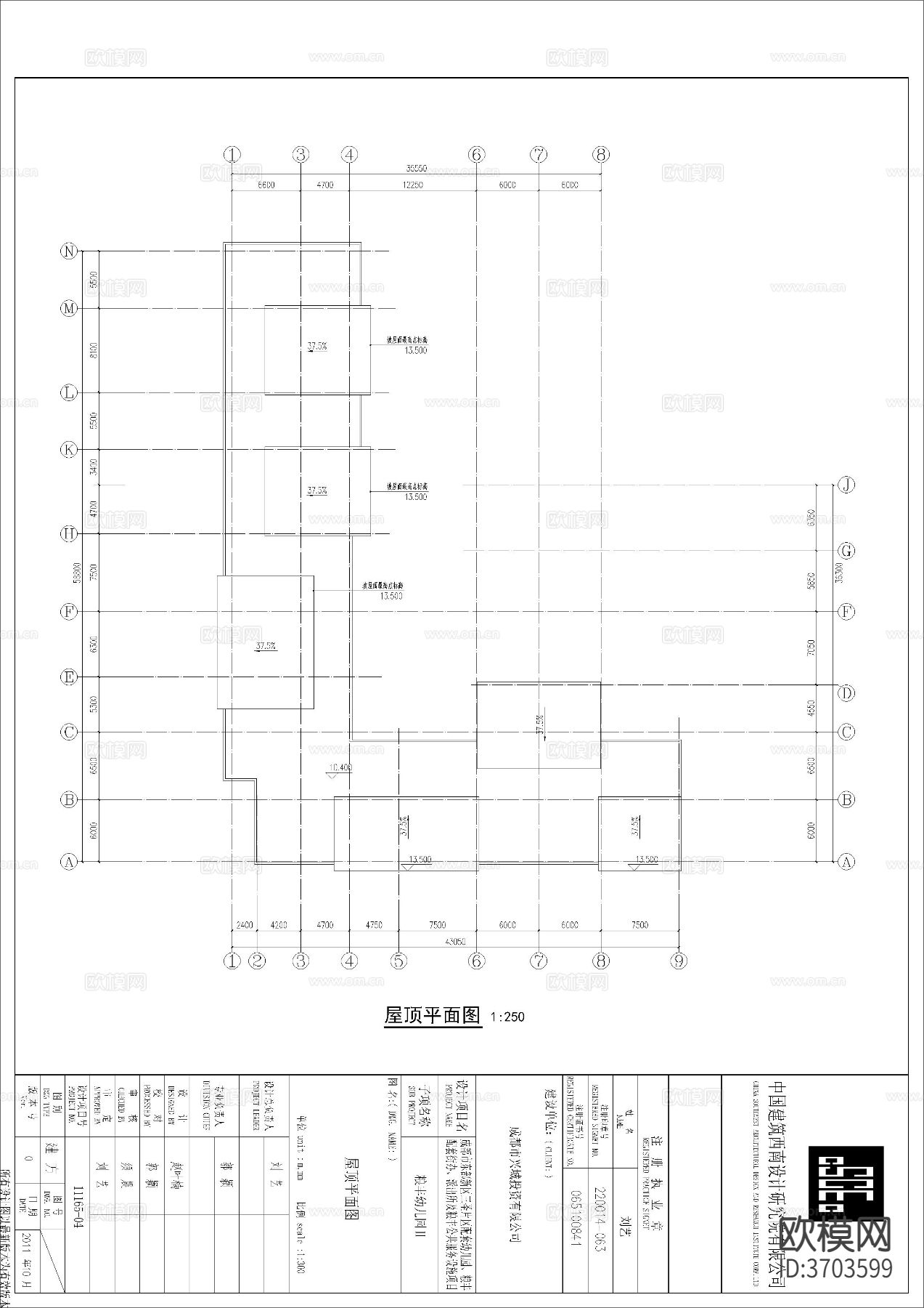 3层幼儿园CAD施工图