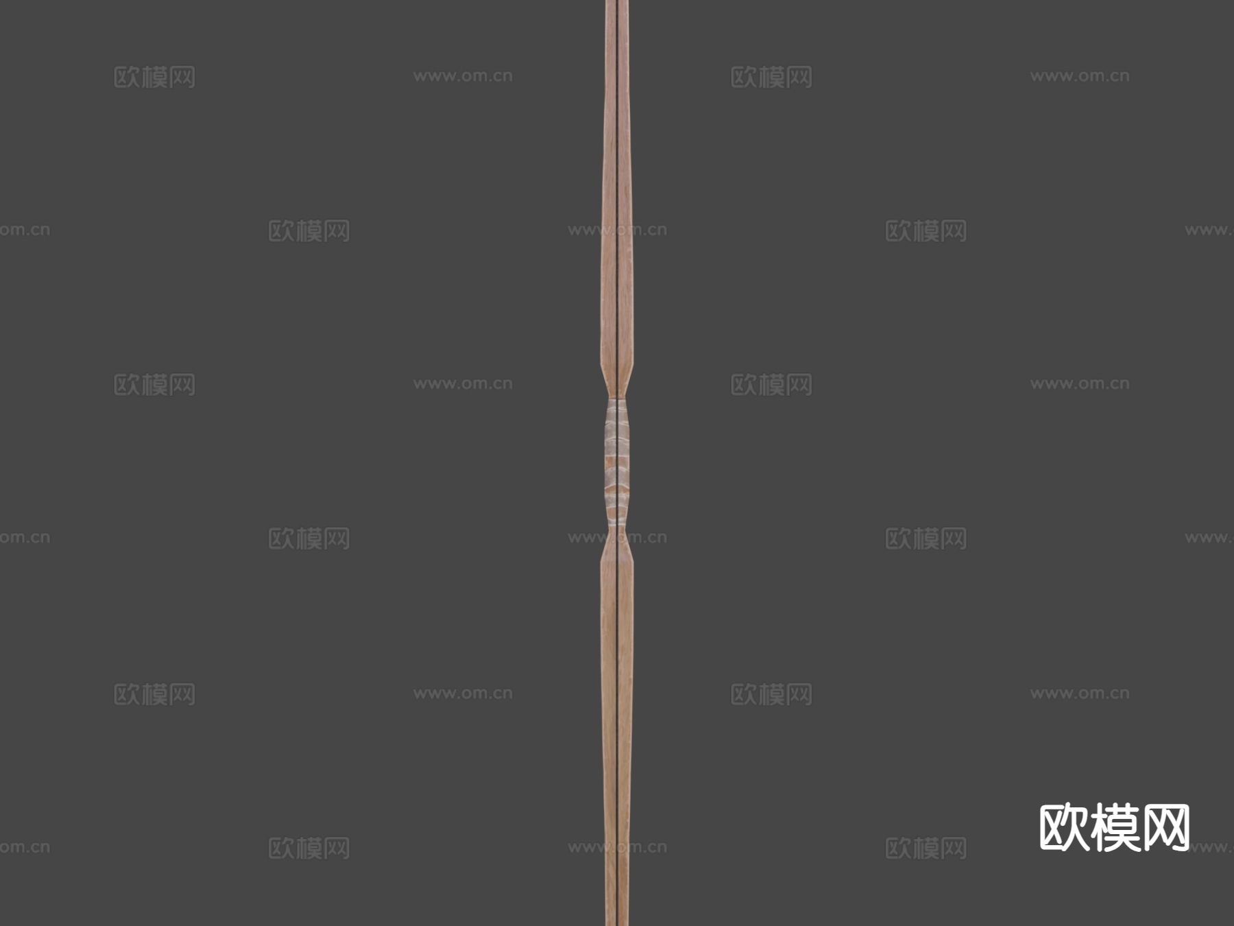 长弓和箭su模型下载（渲染图6）