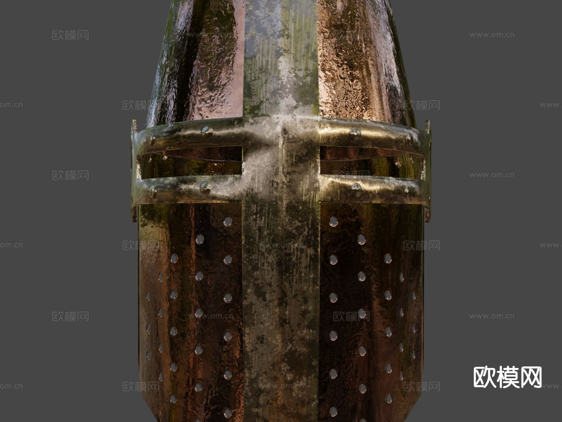 十字军头盔su模型下载（渲染图7）