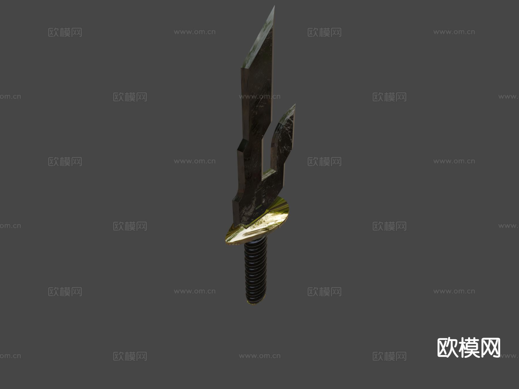 天堂之矛su模型下载（渲染图7）