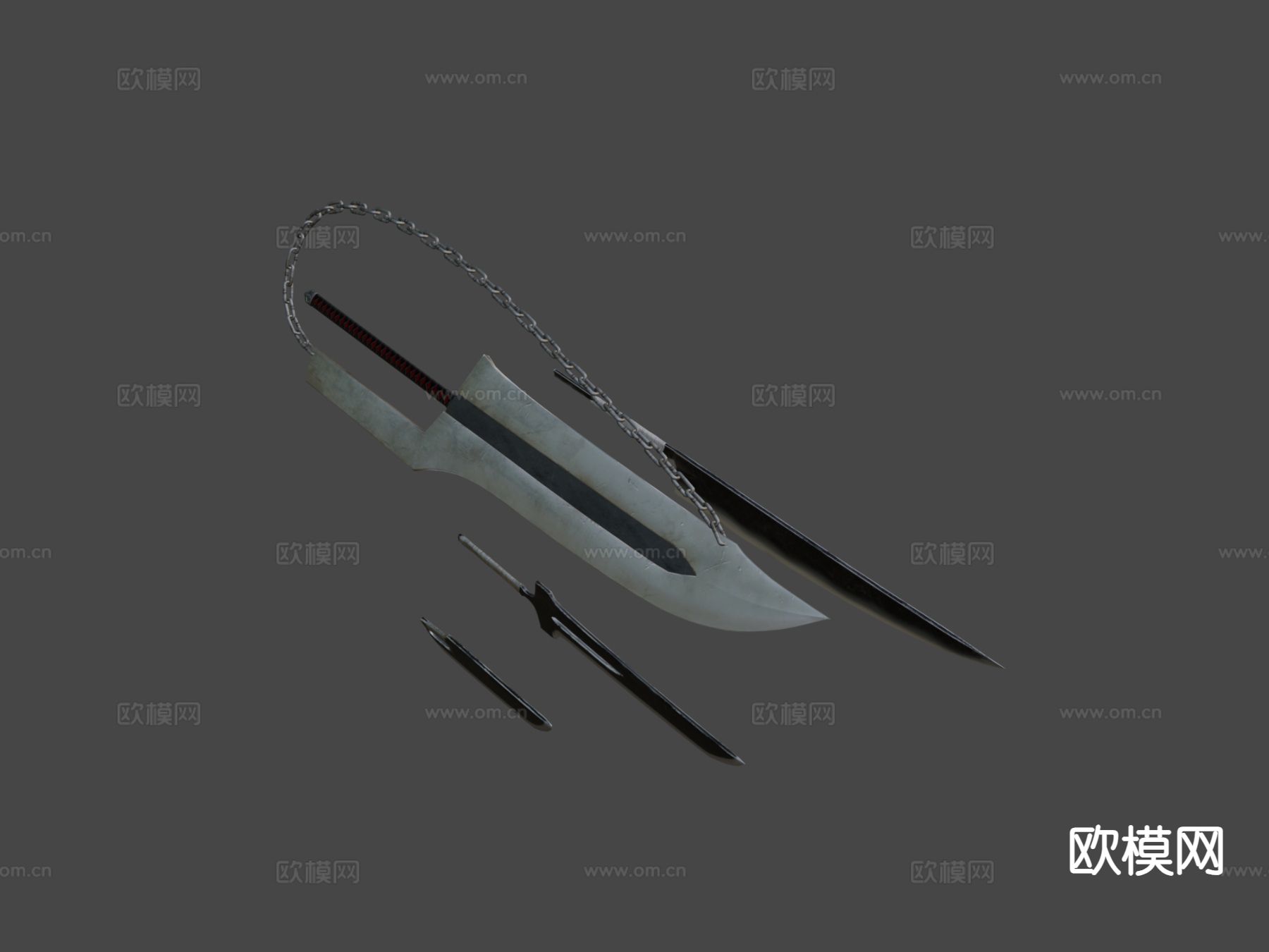 斩月su模型下载（渲染图7）