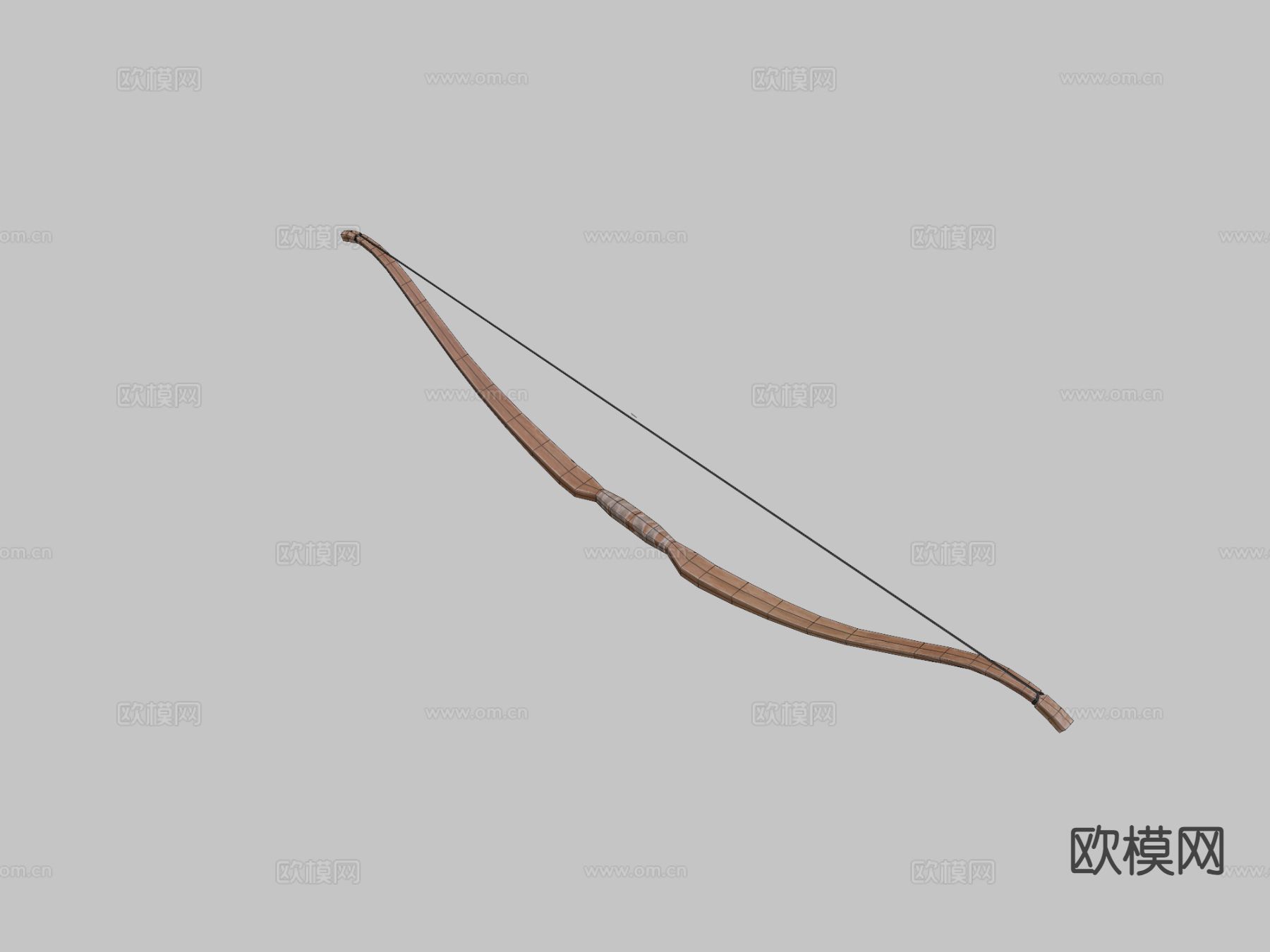 长弓和箭su模型下载（渲染图1）