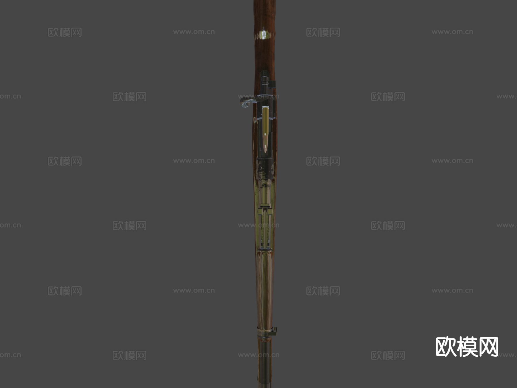 卡宾枪su模型下载（渲染图5）