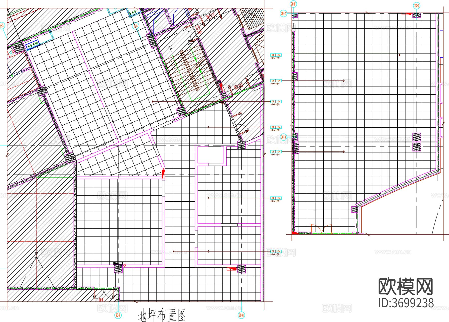 酒店厨房 餐饮厨房 餐厅厨房 厨房平面图 厨房布置图cad施工图