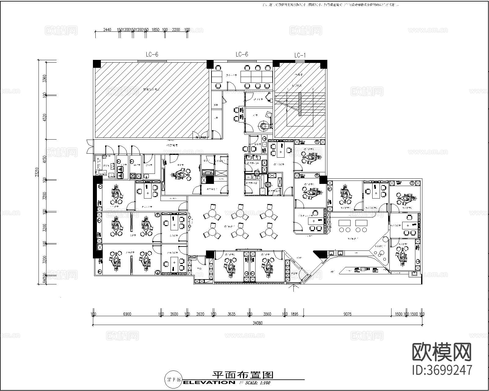 口腔医院cad施工图