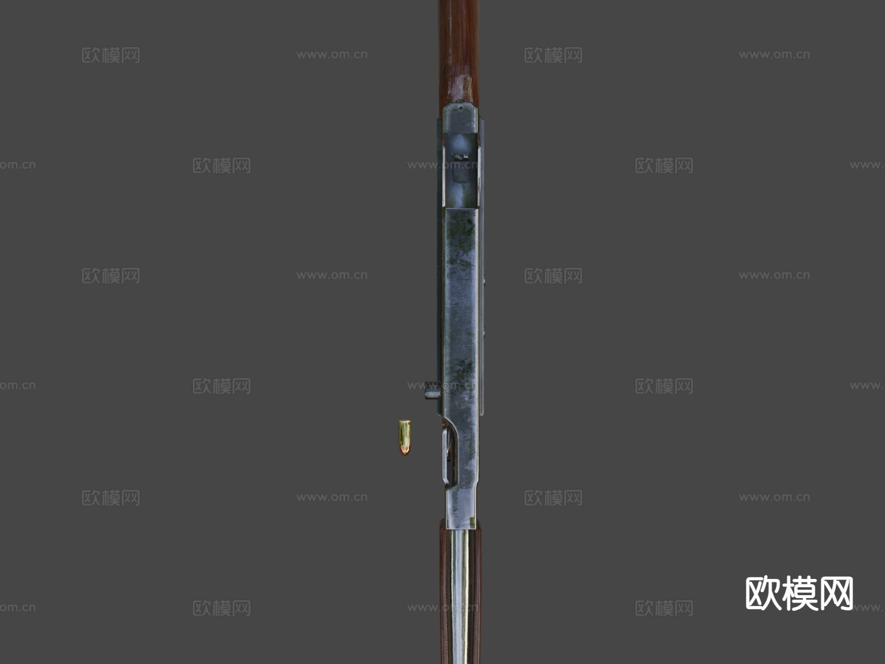 汤普森M1A1su模型下载（渲染图7）