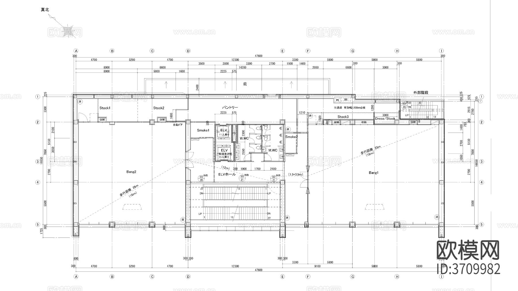 多层建筑物cad施工图