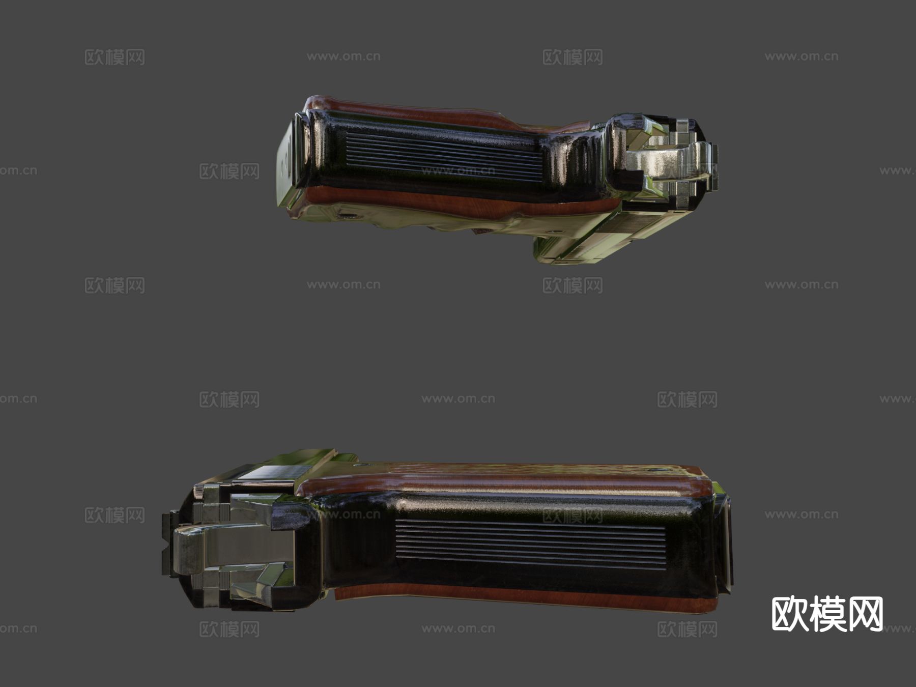 贝内利MP3B76手枪su模型下载（渲染图5）