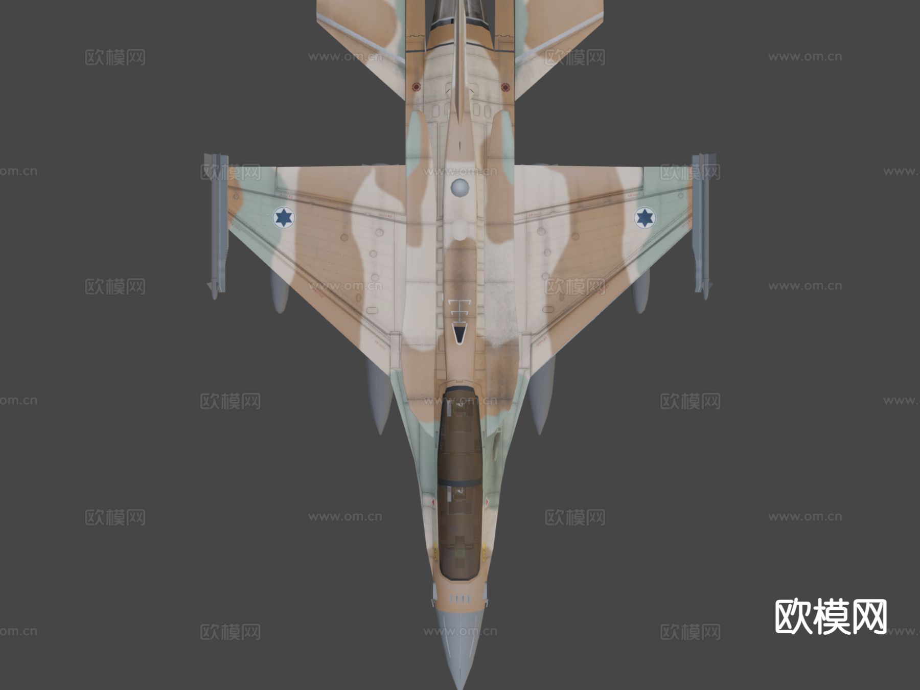 通用动力飞机su模型下载（渲染图5）