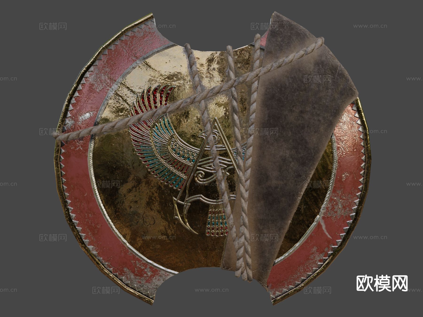 巴耶克的盾牌su模型下载（渲染图8）