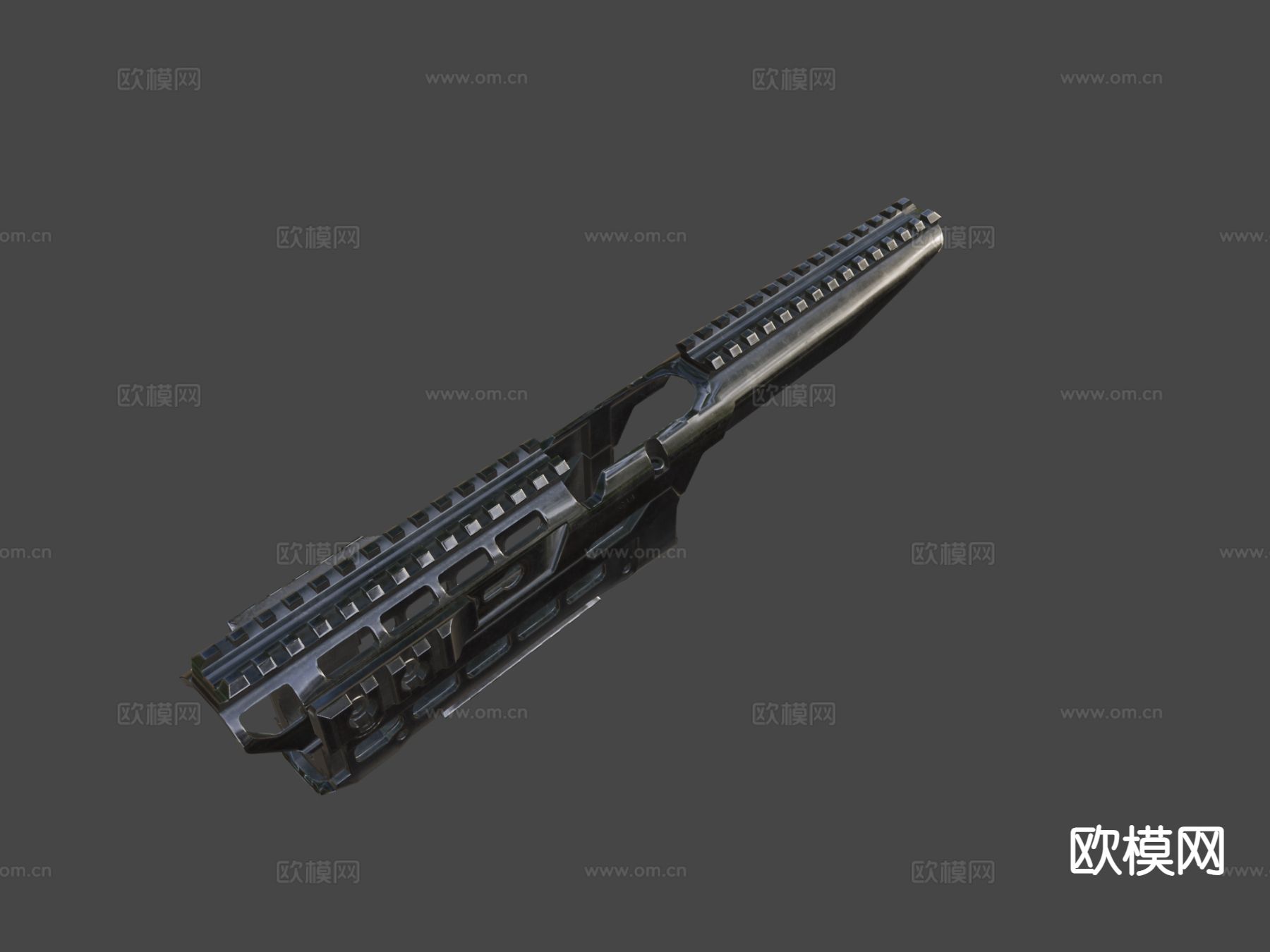 AK74握把su模型下载（渲染图2）