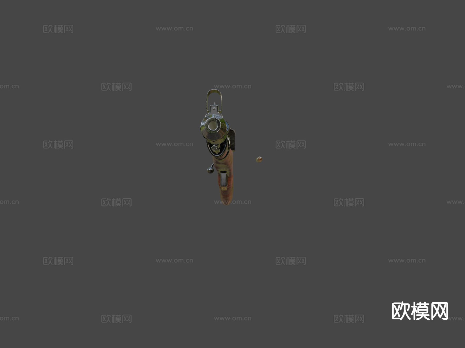 沃尔特狙击枪su模型下载（渲染图5）