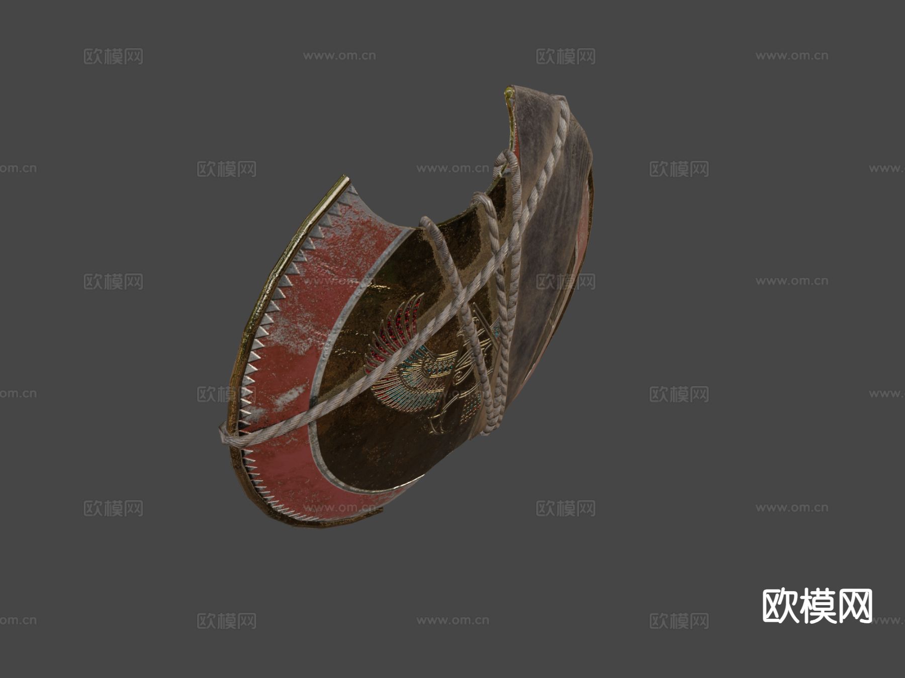 巴耶克的盾牌su模型下载（渲染图7）