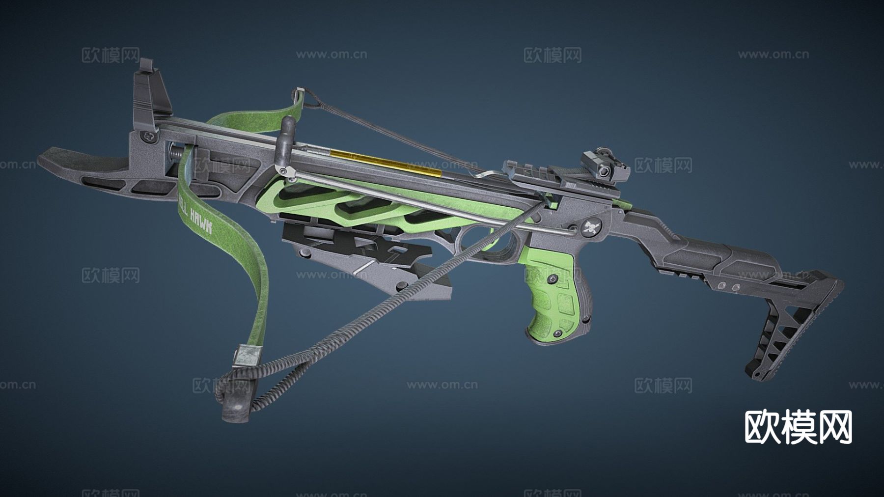 M48地狱鹰突击弩su模型下载（渲染图5）