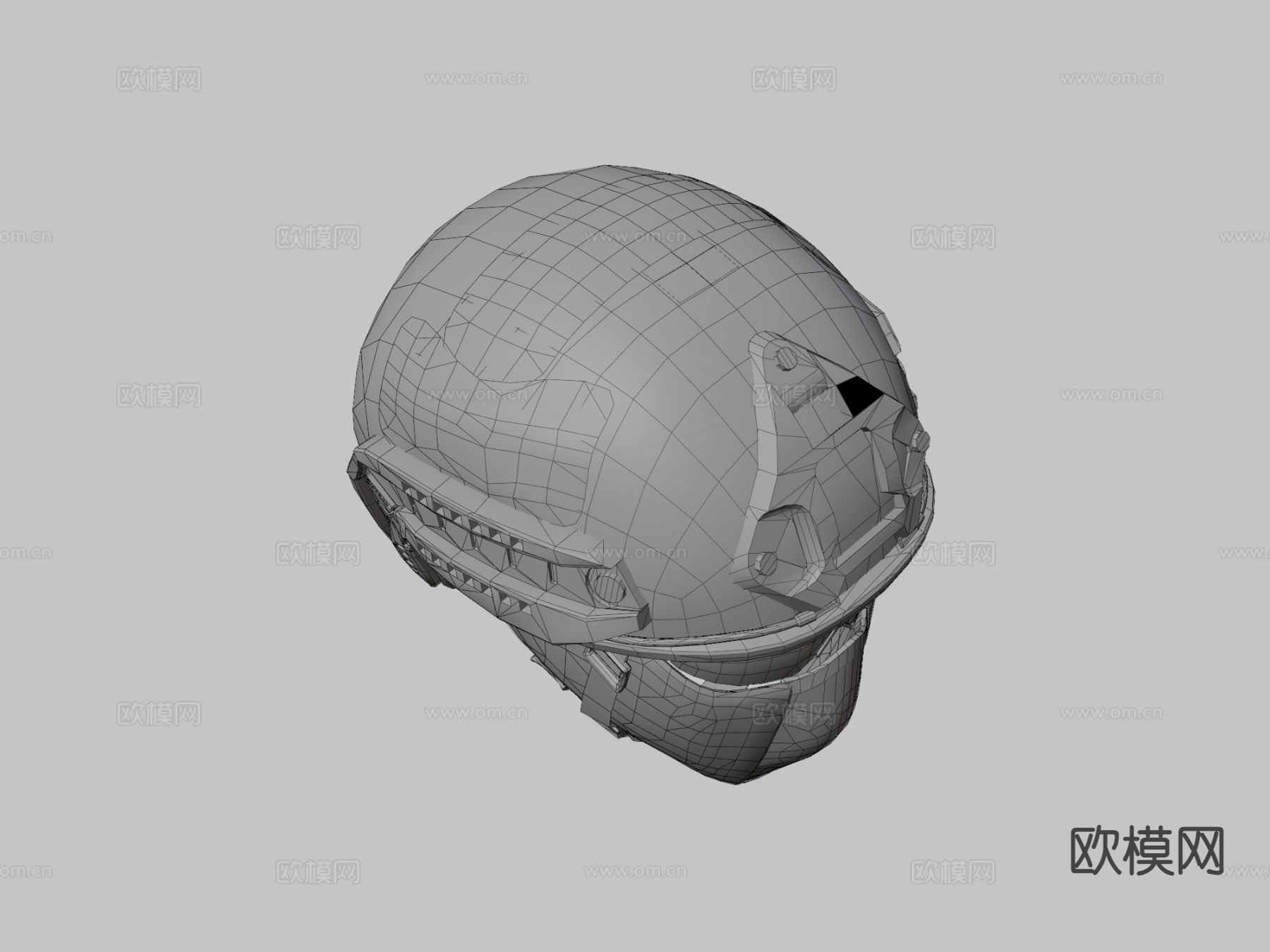 战术战斗头盔su模型